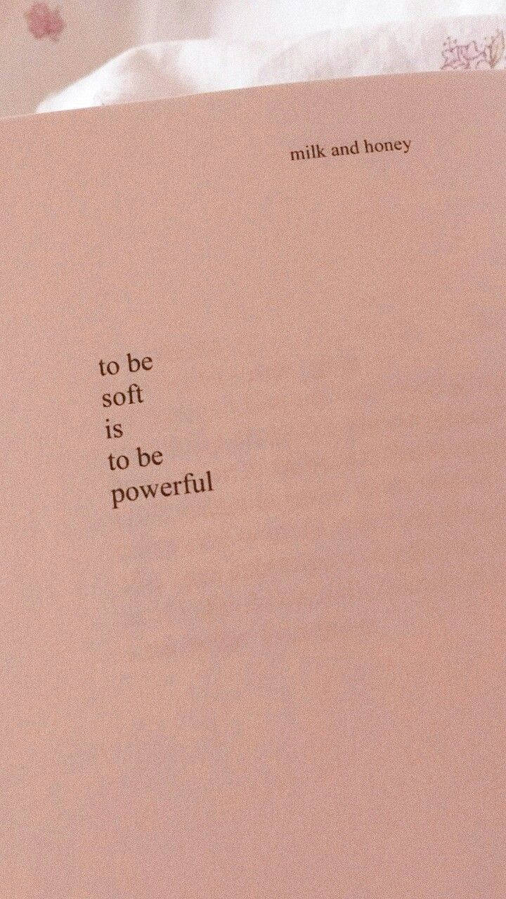 soft is powerful, beige aesthetic phone, milk and honey, HD Phone Wallpaper
