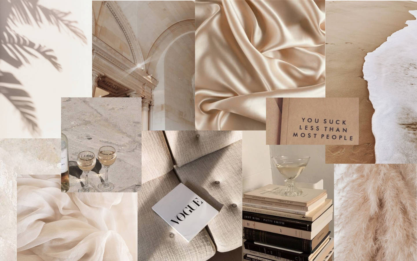 beige aesthetic, draped fabric architecture, wine glasses, HD Desktop Wallpaper
