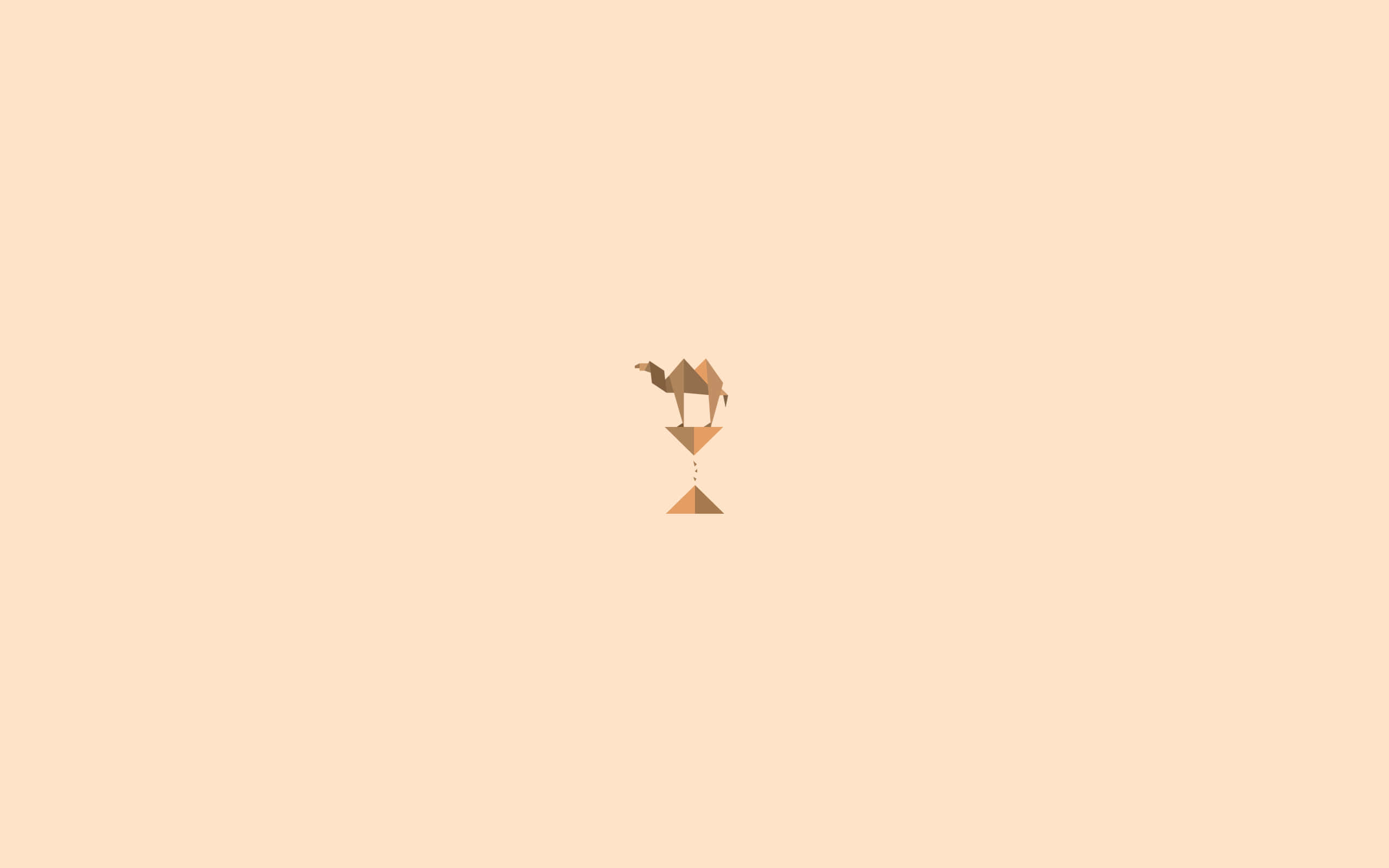 camel logo, triangle, pyramid, 2K Desktop Wallpaper