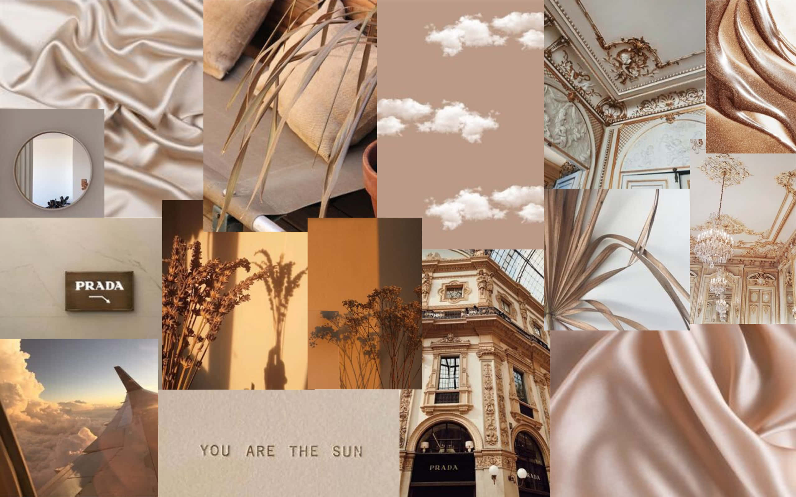 Beige Desktop, 2560 x 1600, soft beige, 2K Desktop Wallpaper