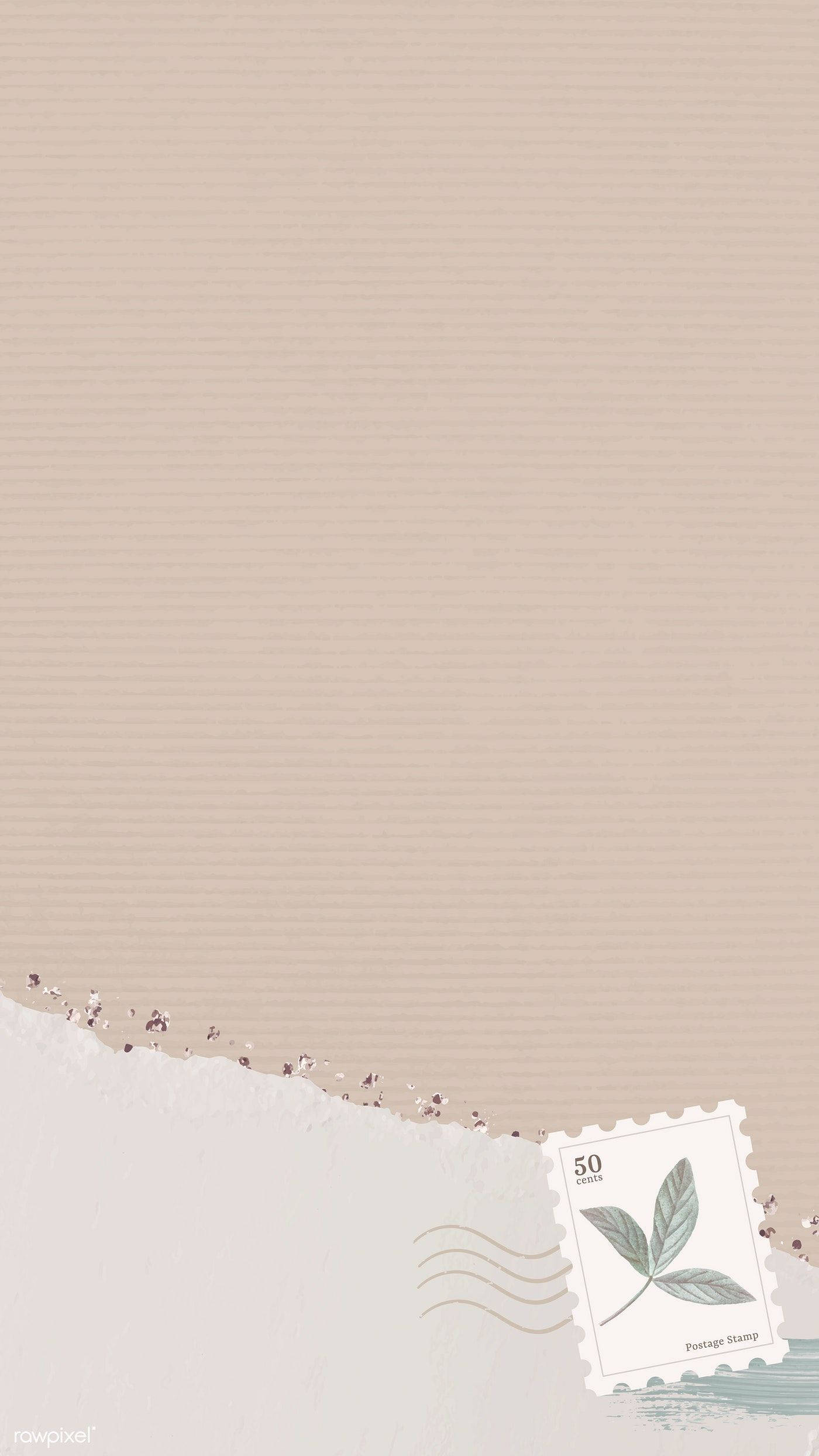 beige, torn paper edge, postage stamp, Full HD Phone Wallpaper