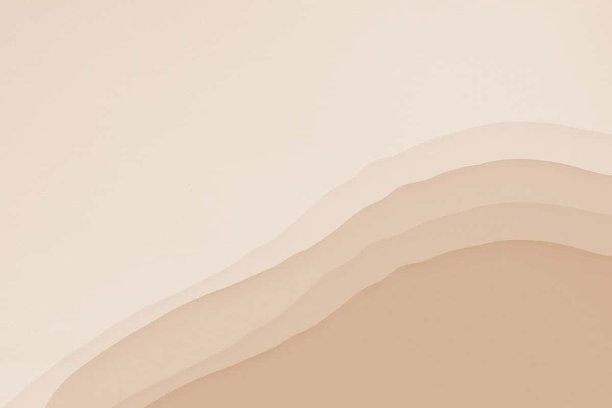 beige tan waves, abstract art, minimalist abstract background, SD Desktop Wallpaper