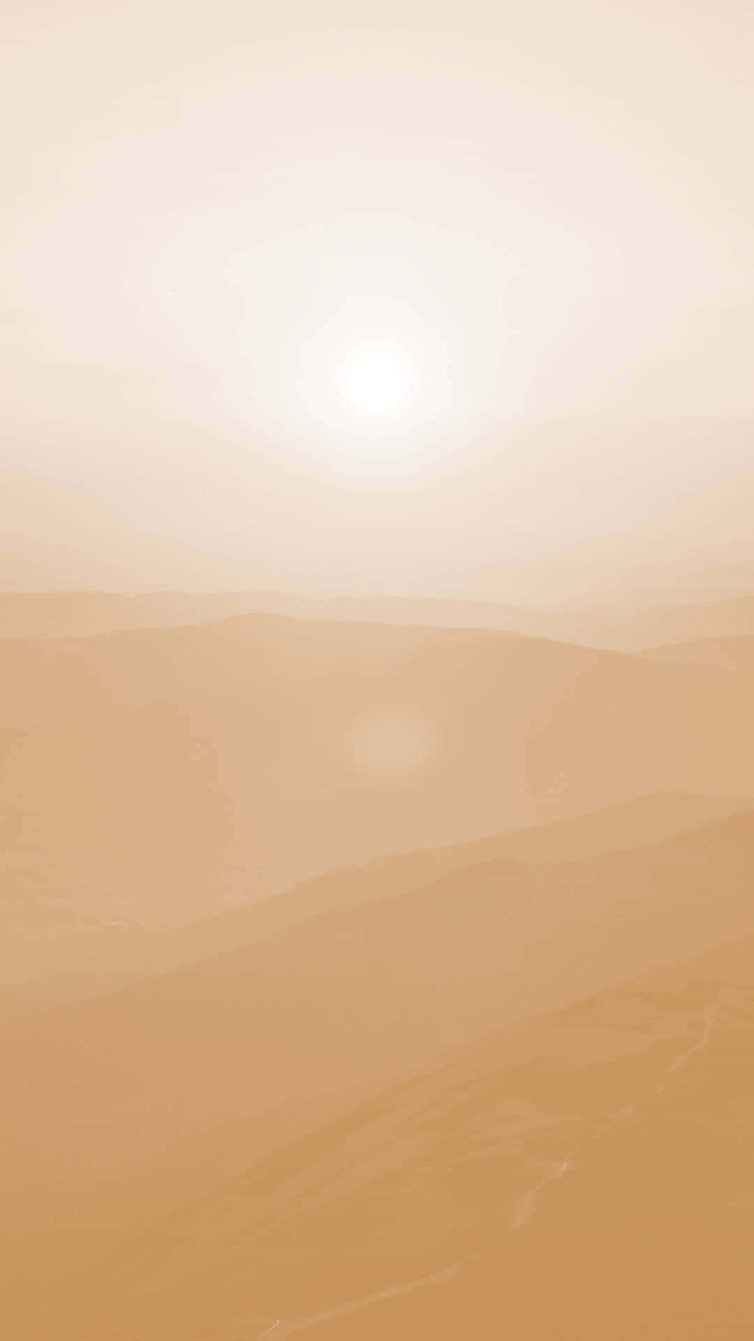 Beige Vanilla Desert Sunrise, desert landscape, warm golden light, Full HD Phone Wallpaper
