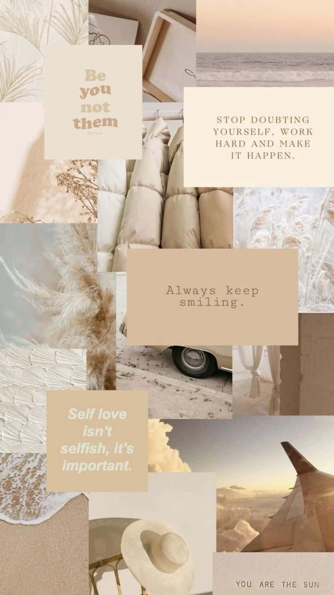 beige, cream, pampas grass, Full HD Phone Wallpaper