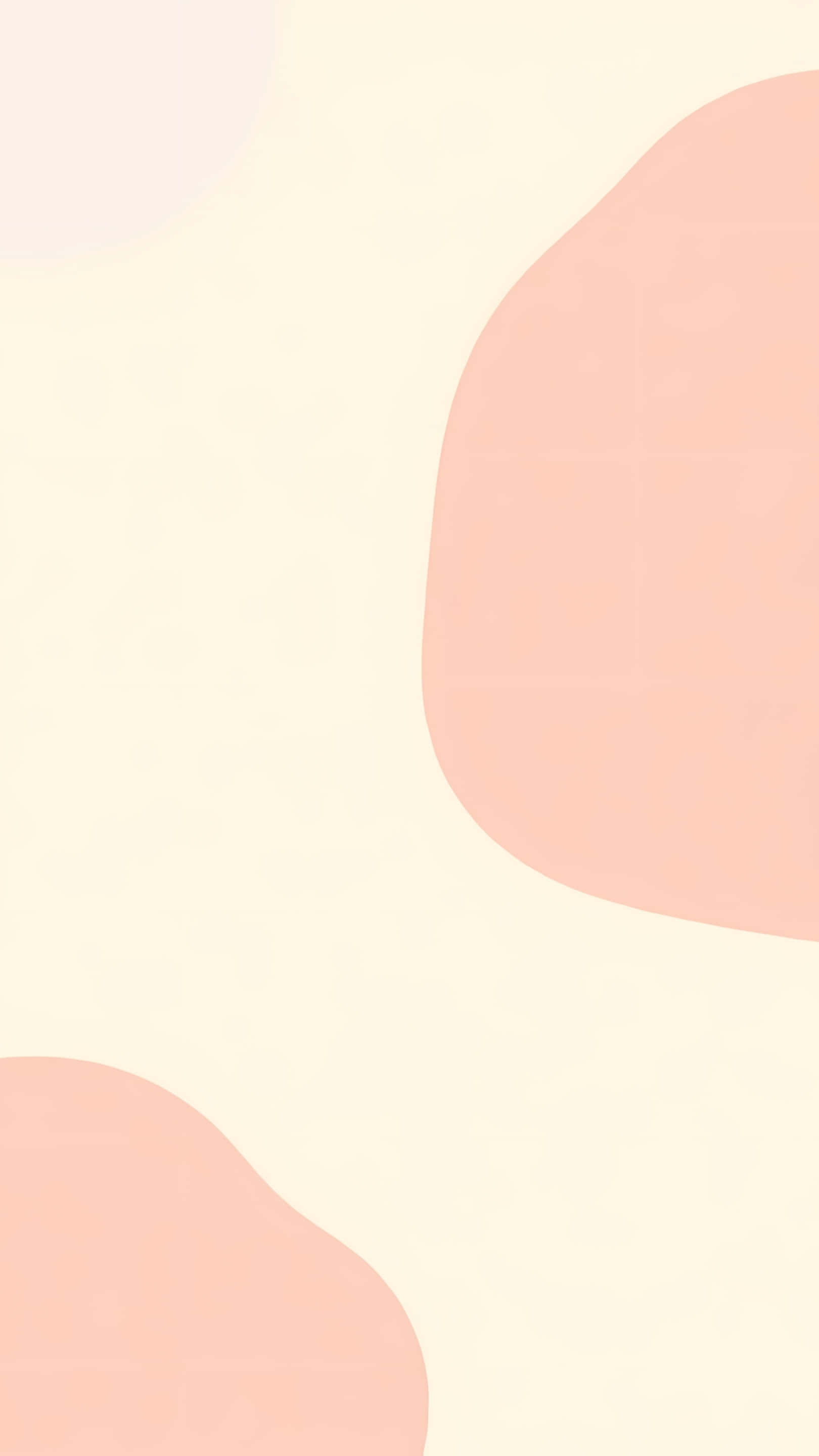 soft pastel pink, organic shapes, creamy off-white background, 2K Phone Wallpaper