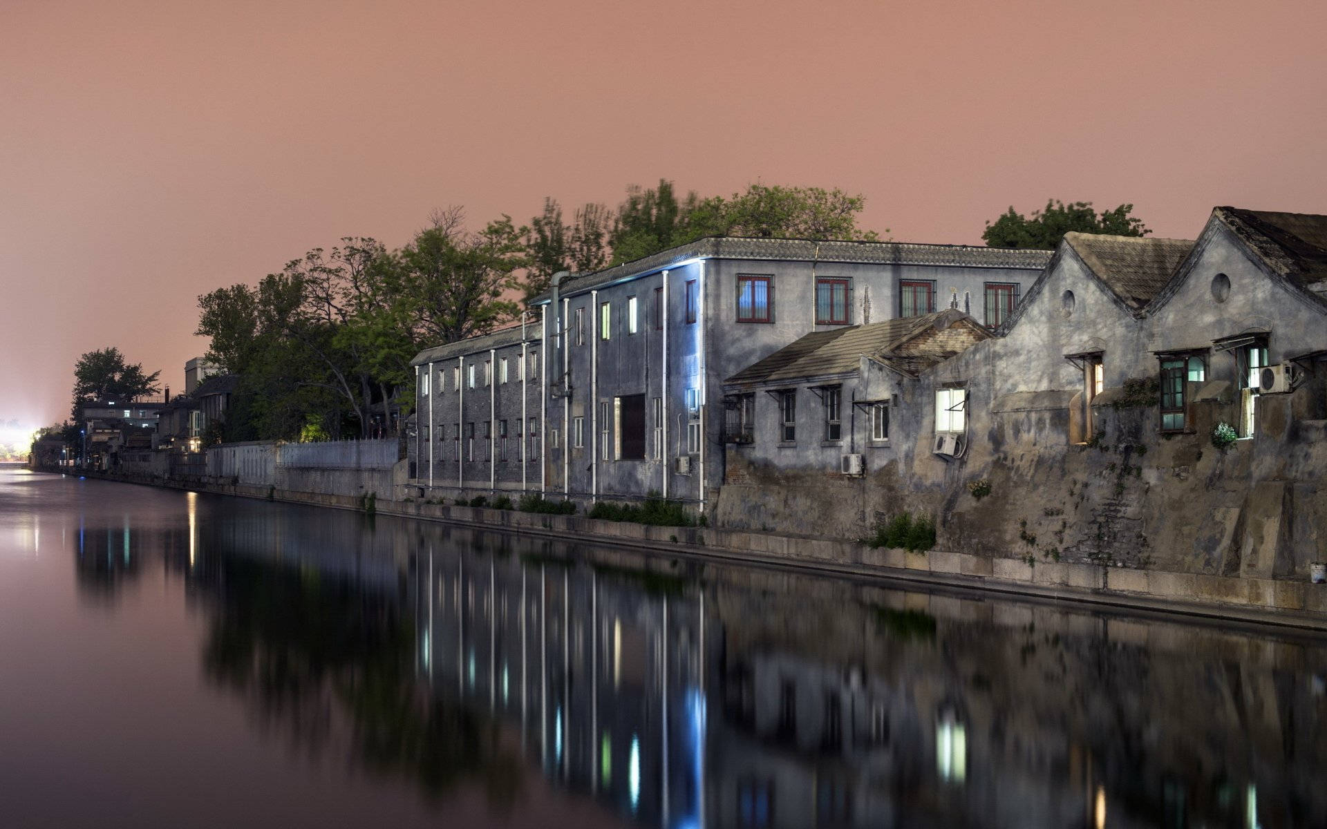 Beijing, concrete, Chinese houses, Full HD Desktop Wallpaper
