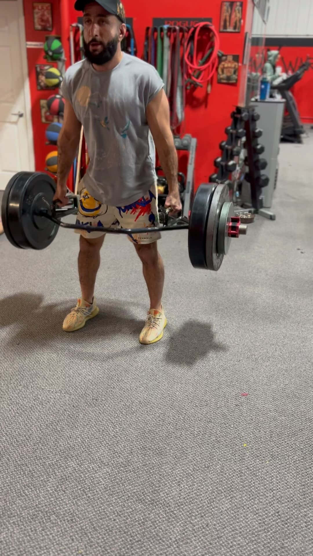 Belal Muhammad, gym, barbell, Full HD Phone Wallpaper