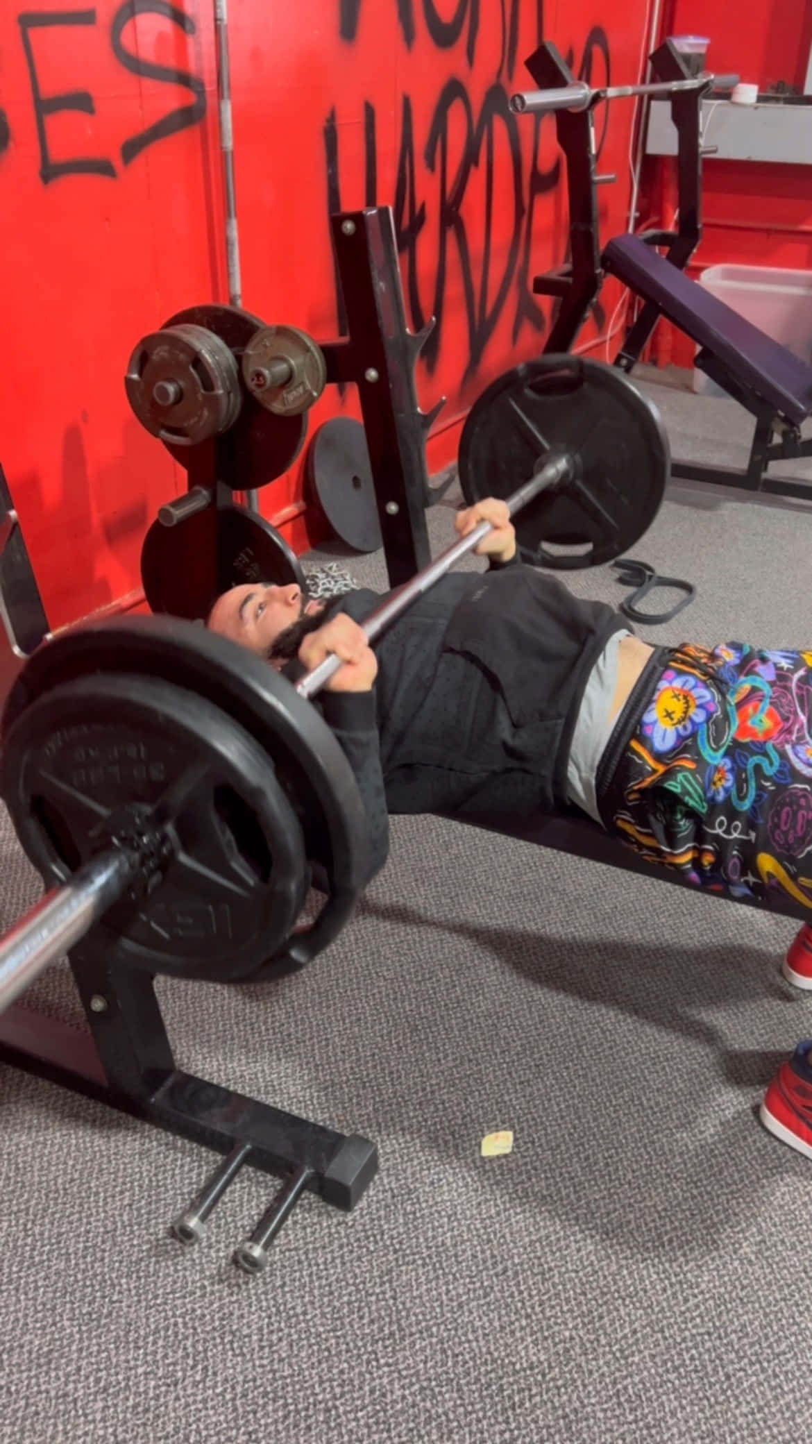 Belal Muhammad, gym, bench press, Full HD Phone Wallpaper
