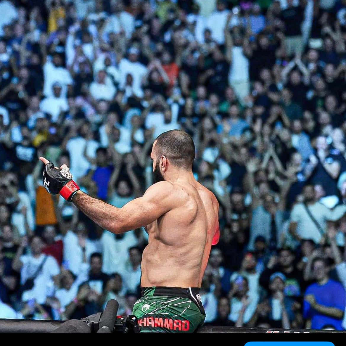 Belal Muhammad, ring, roaring crowd, SD Desktop Wallpaper