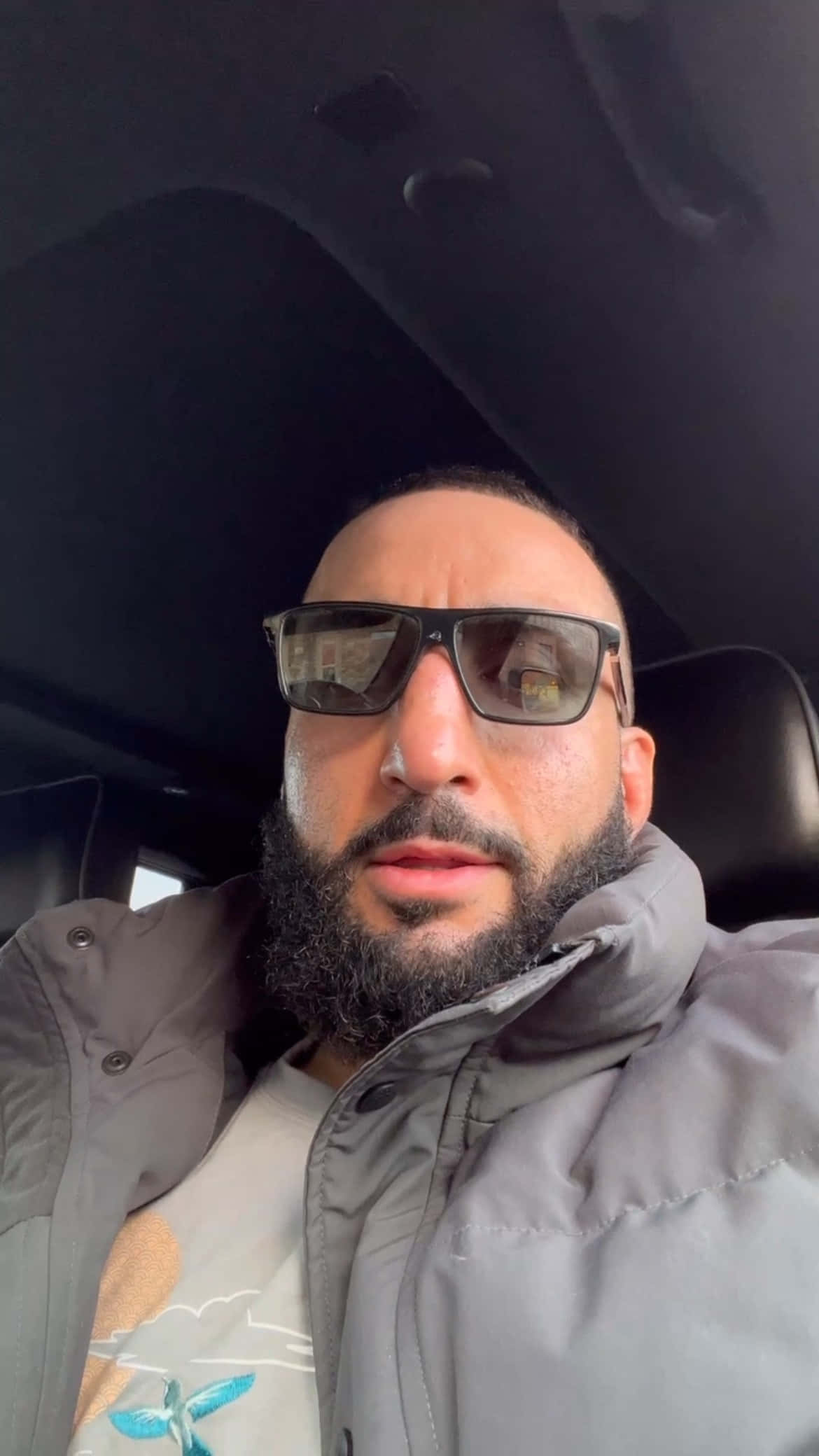 Belal Muhammad, sunglasses, gray jacket, Full HD Phone Wallpaper