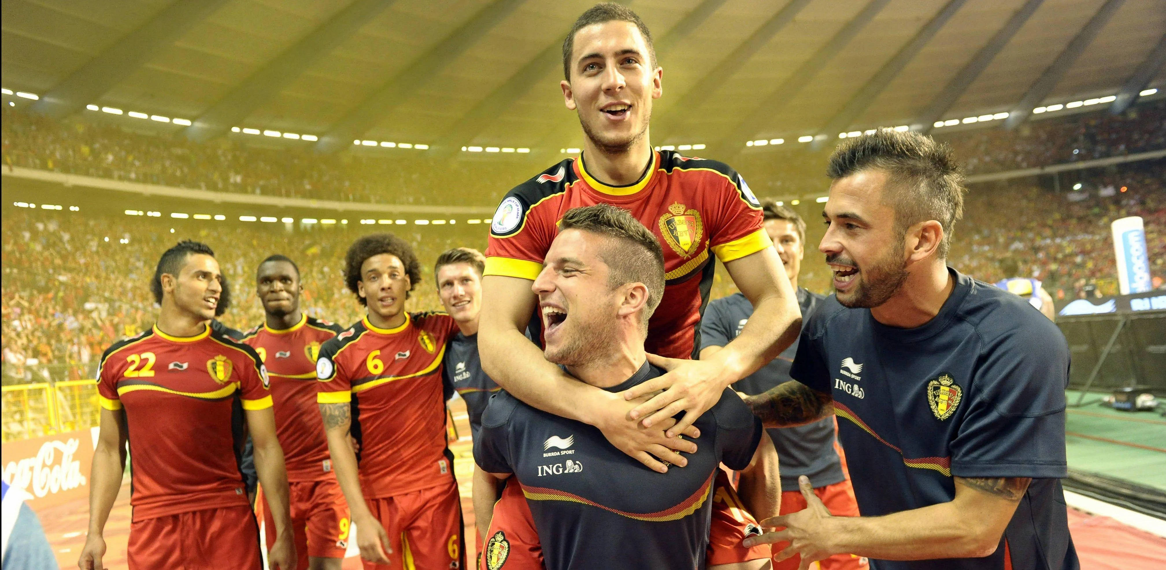Belgium National Football Team, stadium, fans, 4K Desktop Wallpaper