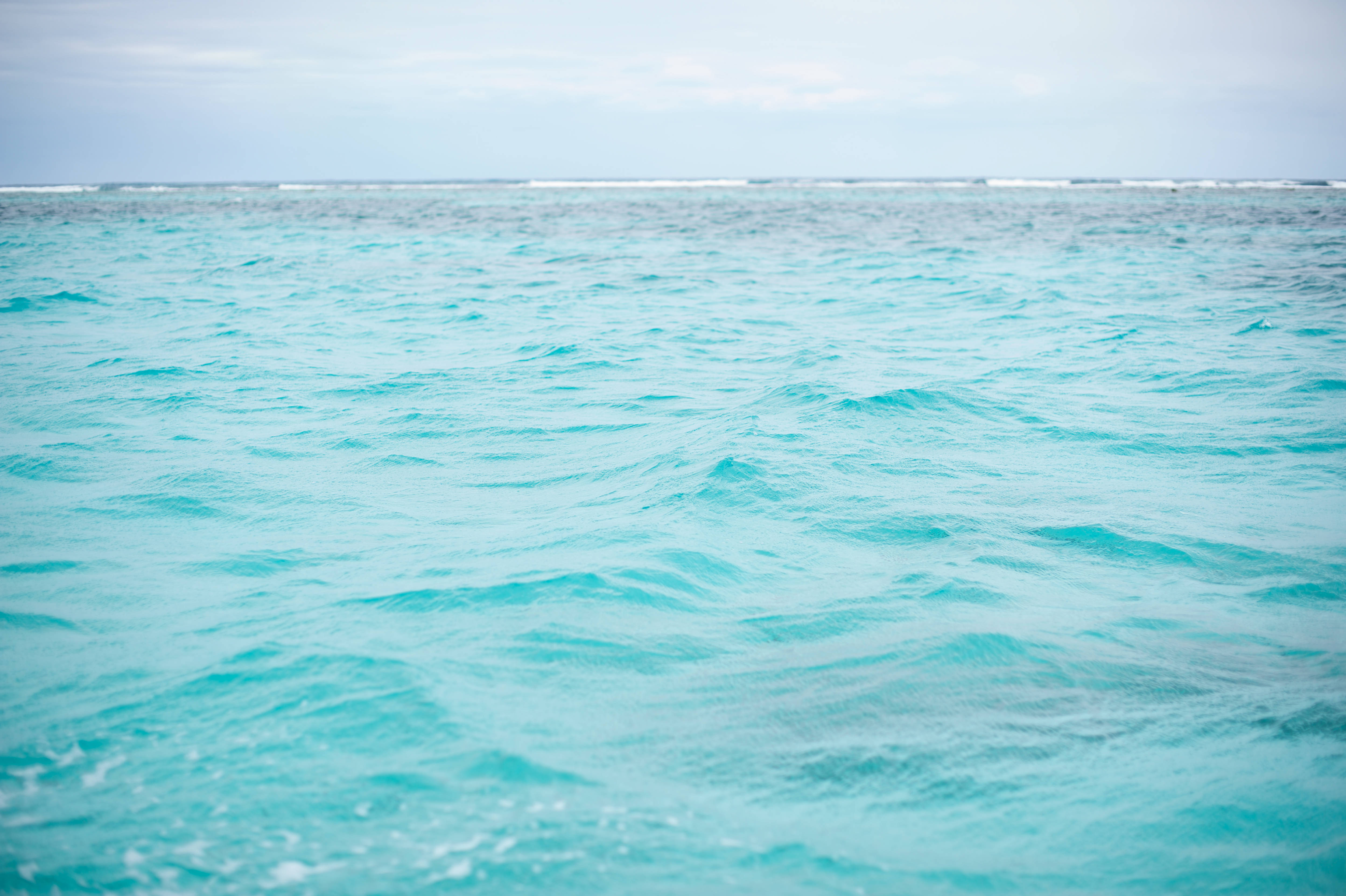 Belize, turquoise sea, ocean waves, 4K Desktop Wallpaper