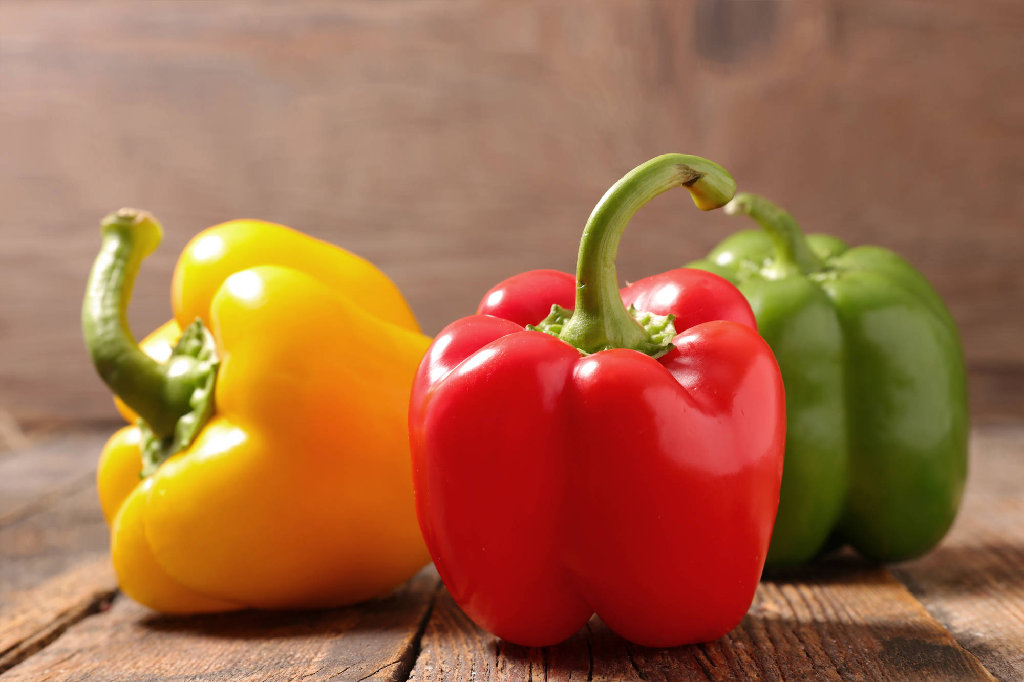 bell pepper, red, yellow, Full HD Desktop Wallpaper