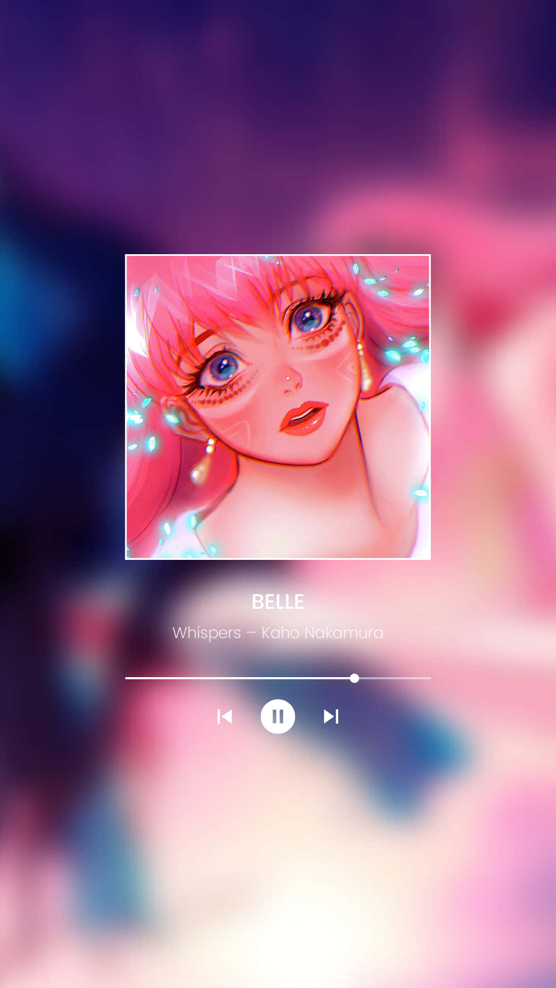 Belle, anime, pink hair, Full HD Phone Wallpaper