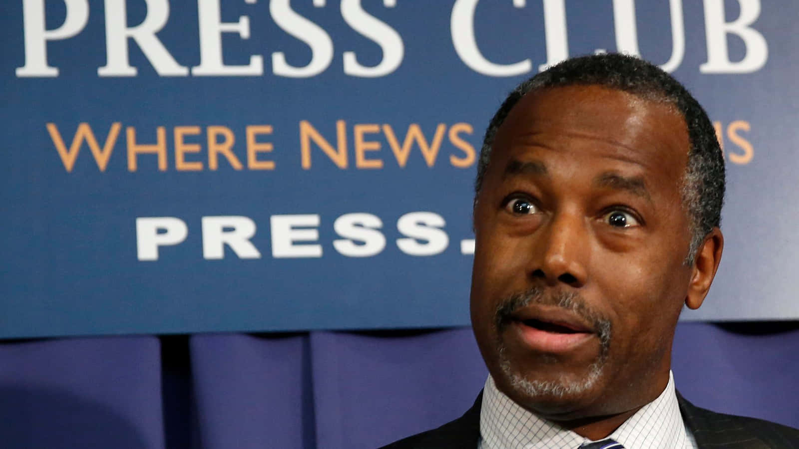 Ben Carson, suit, press club event, HD Desktop Wallpaper