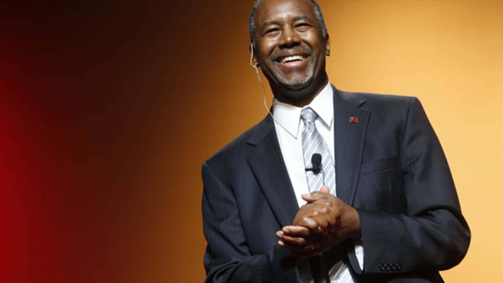 Ben Carson, dark suit, stage, HD Desktop Wallpaper