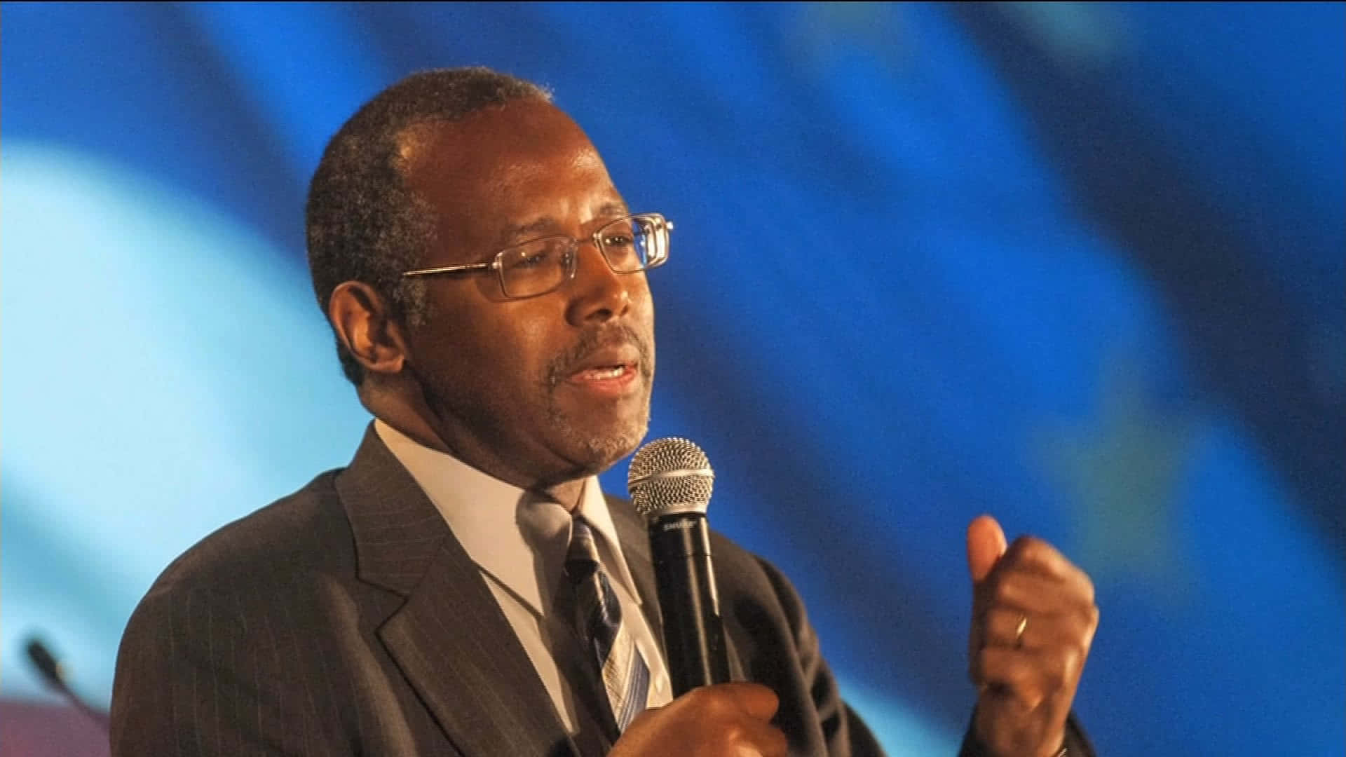 Ben Carson, suit, glasses, Full HD Desktop Wallpaper