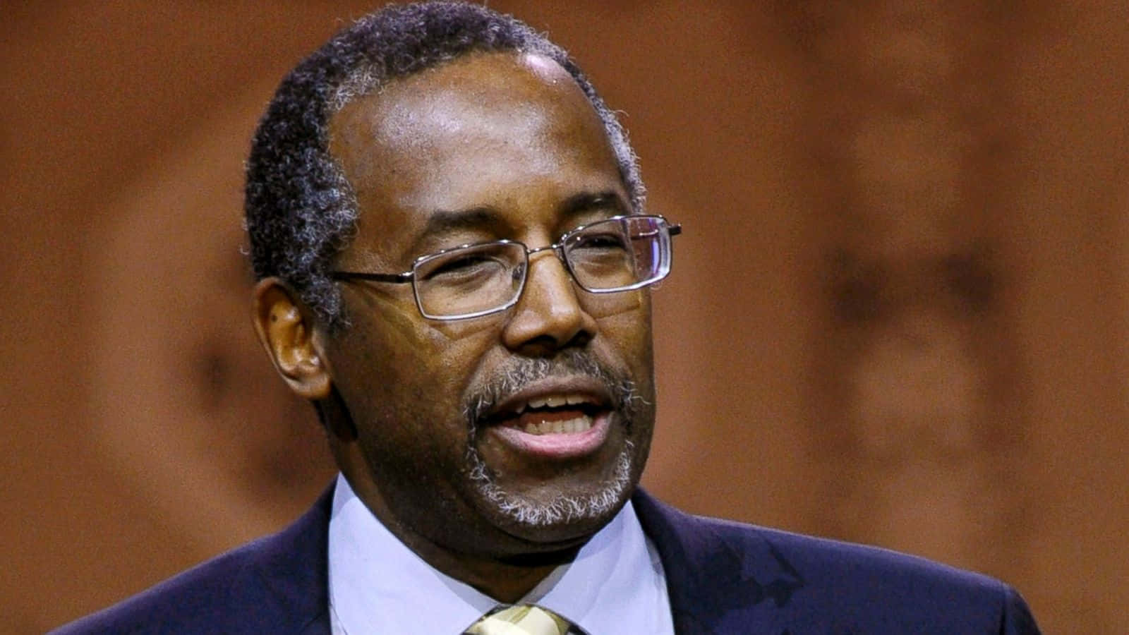 Ben Carson, glasses, beard, HD Desktop Wallpaper