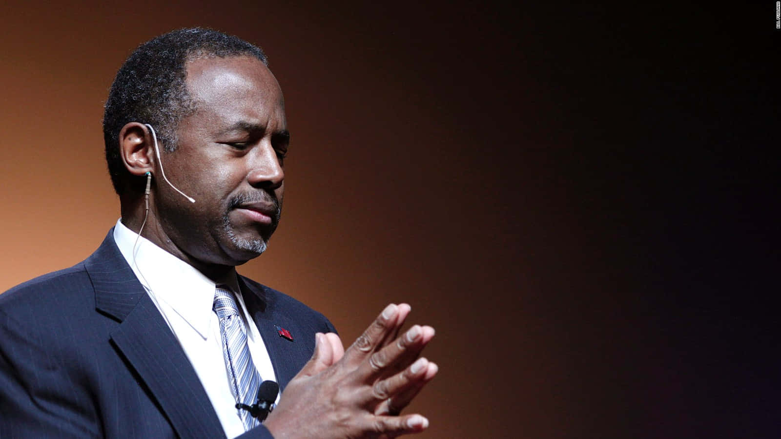 Ben Carson, dark suit, tie, HD Desktop Wallpaper