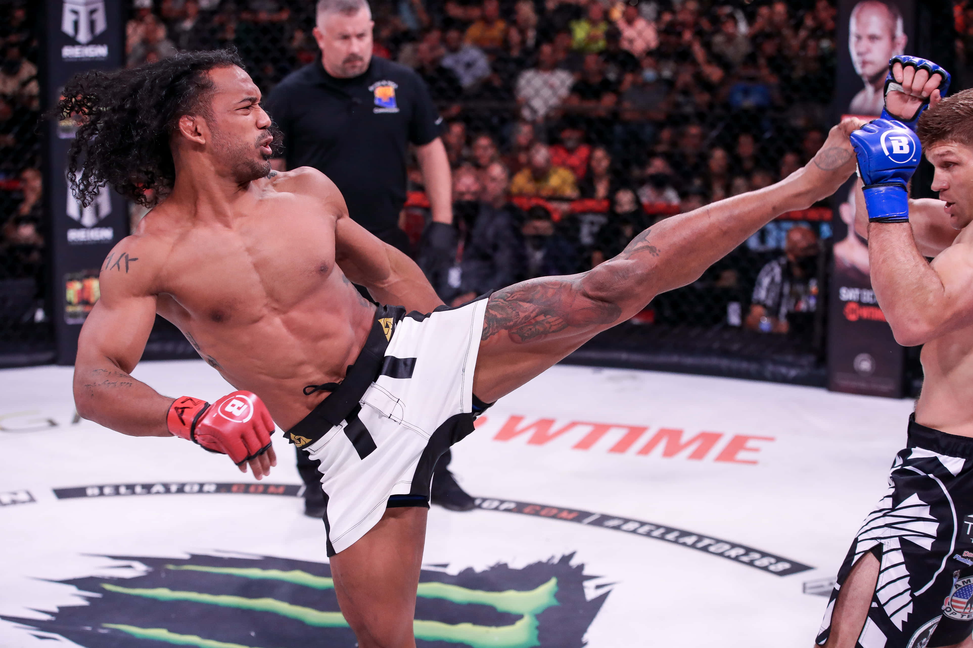 Ben Henderson, American MMA Fighter, roundhouse kick, 4K Desktop Wallpaper