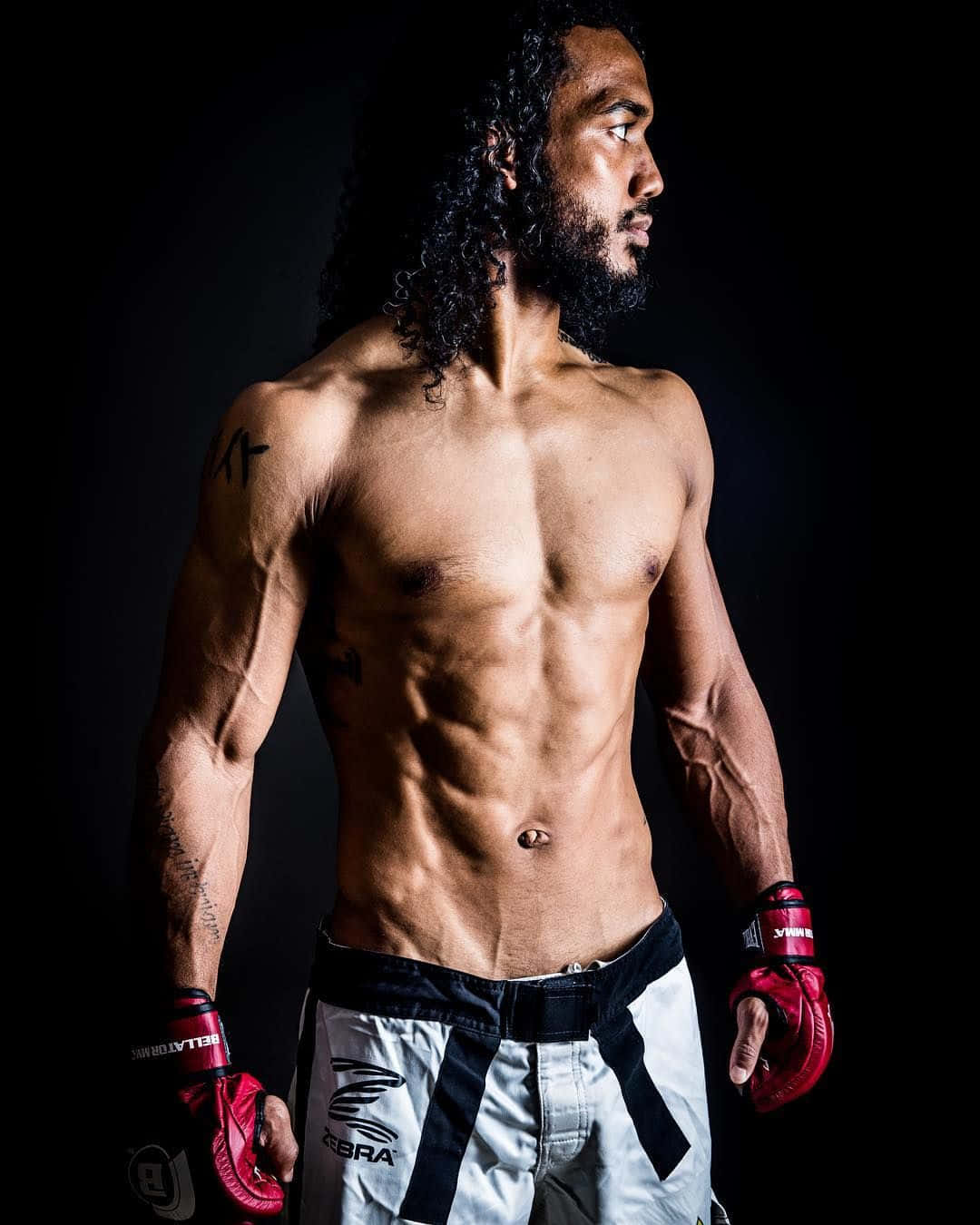 Ben Henderson, American MMA fighter, red gloves, HD Phone Wallpaper
