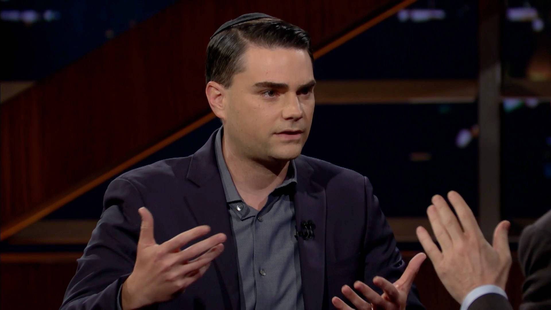 Ben Shapiro, dark blazer, studio interview, Full HD Desktop Wallpaper