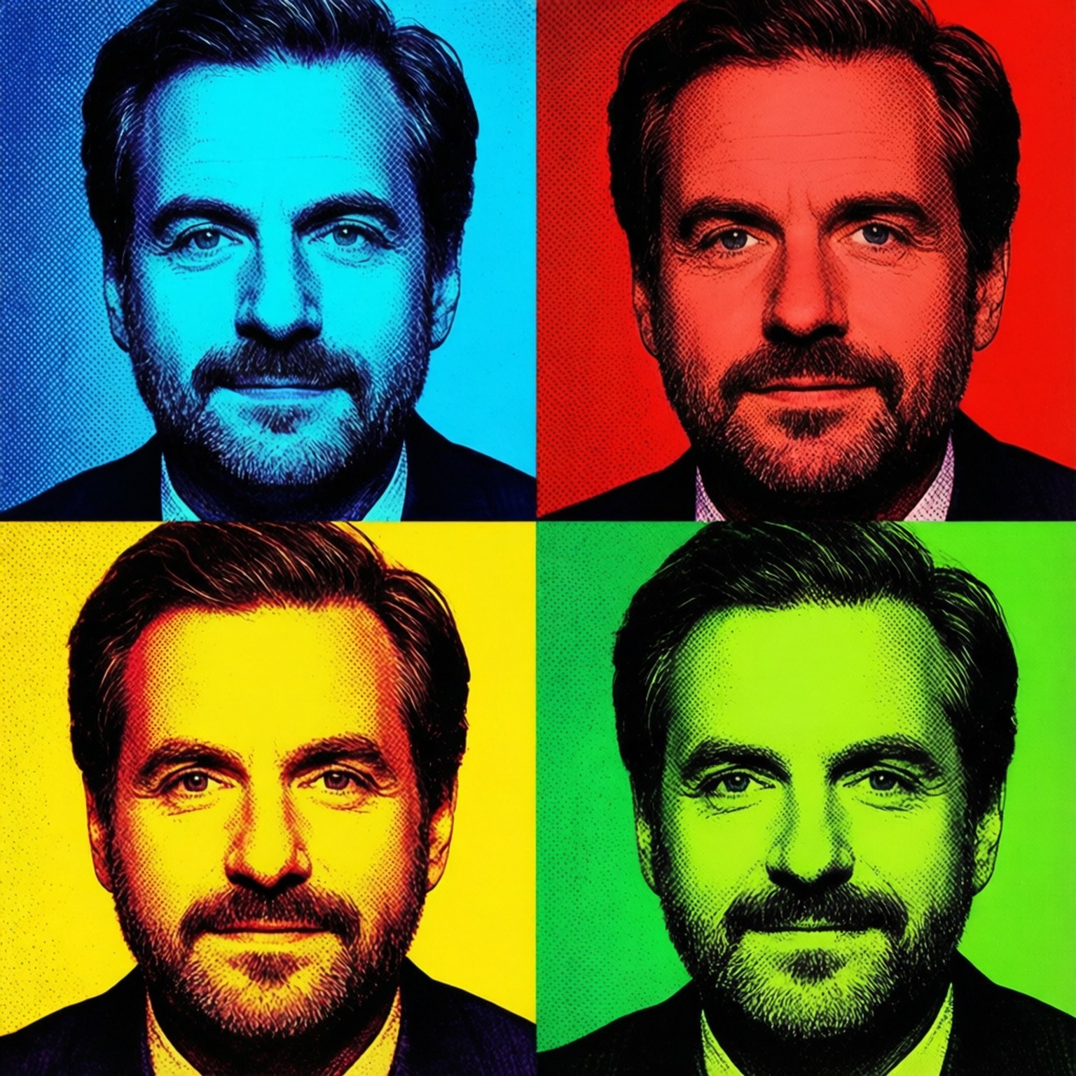 Ben Shapiro, pop art, beard, HD Desktop Wallpaper