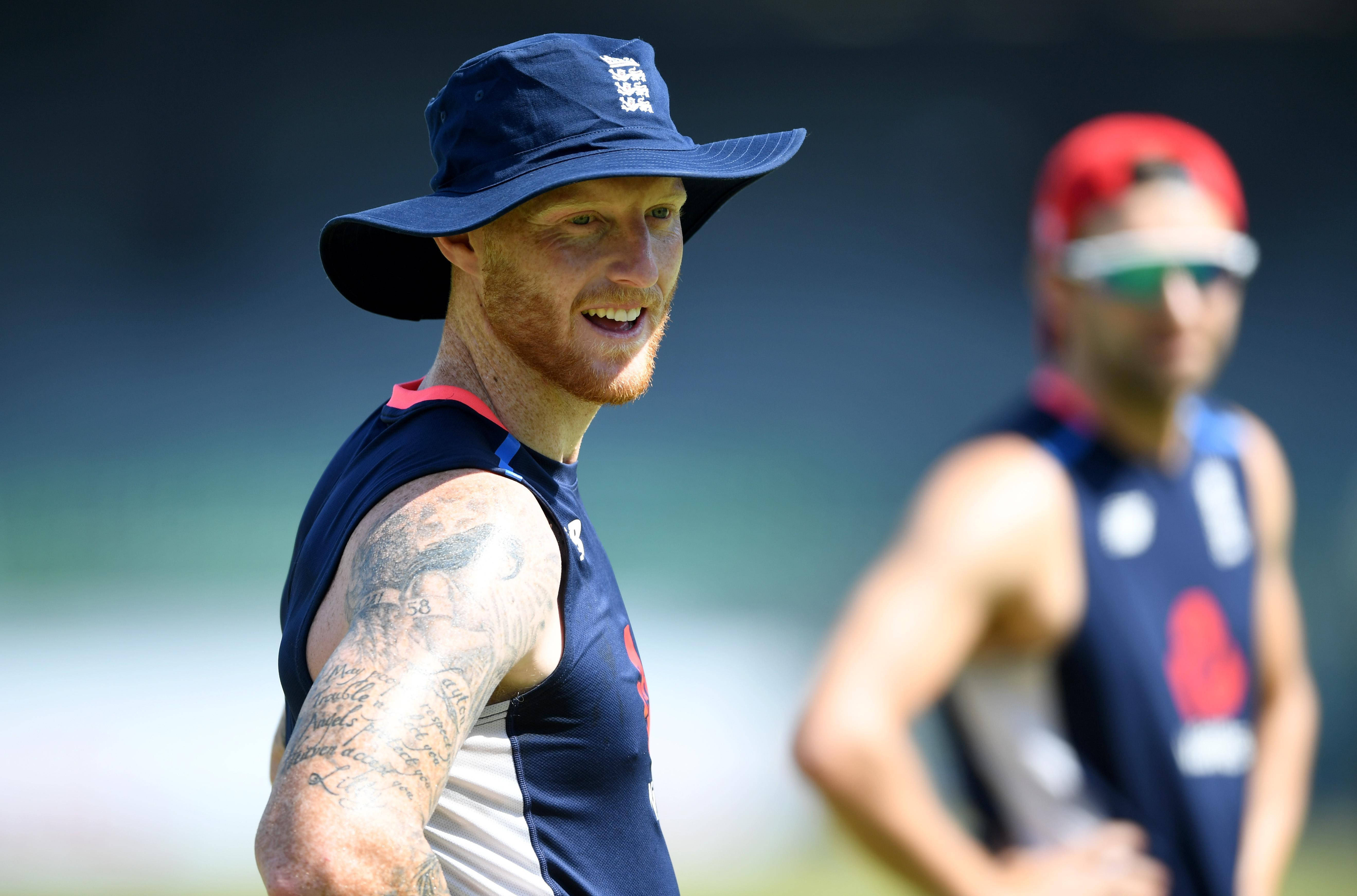 Ben Stokes, red-haired, blue England cap, 5K Desktop Wallpaper