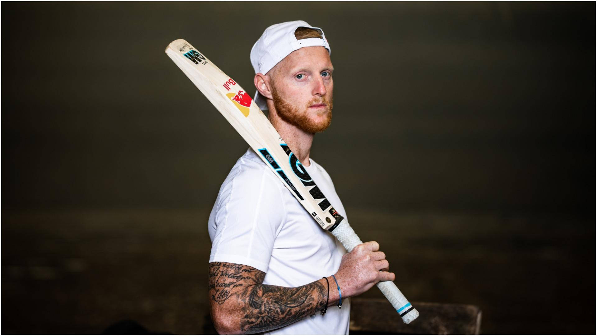 Ben Stokes, cricket bat, white gear, Full HD Desktop Wallpaper