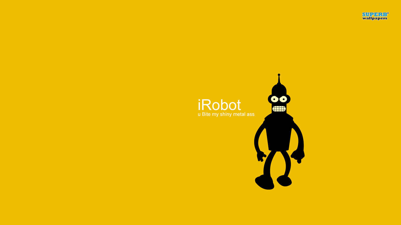 Futurama, Bender, silhouette, HD Desktop Wallpaper