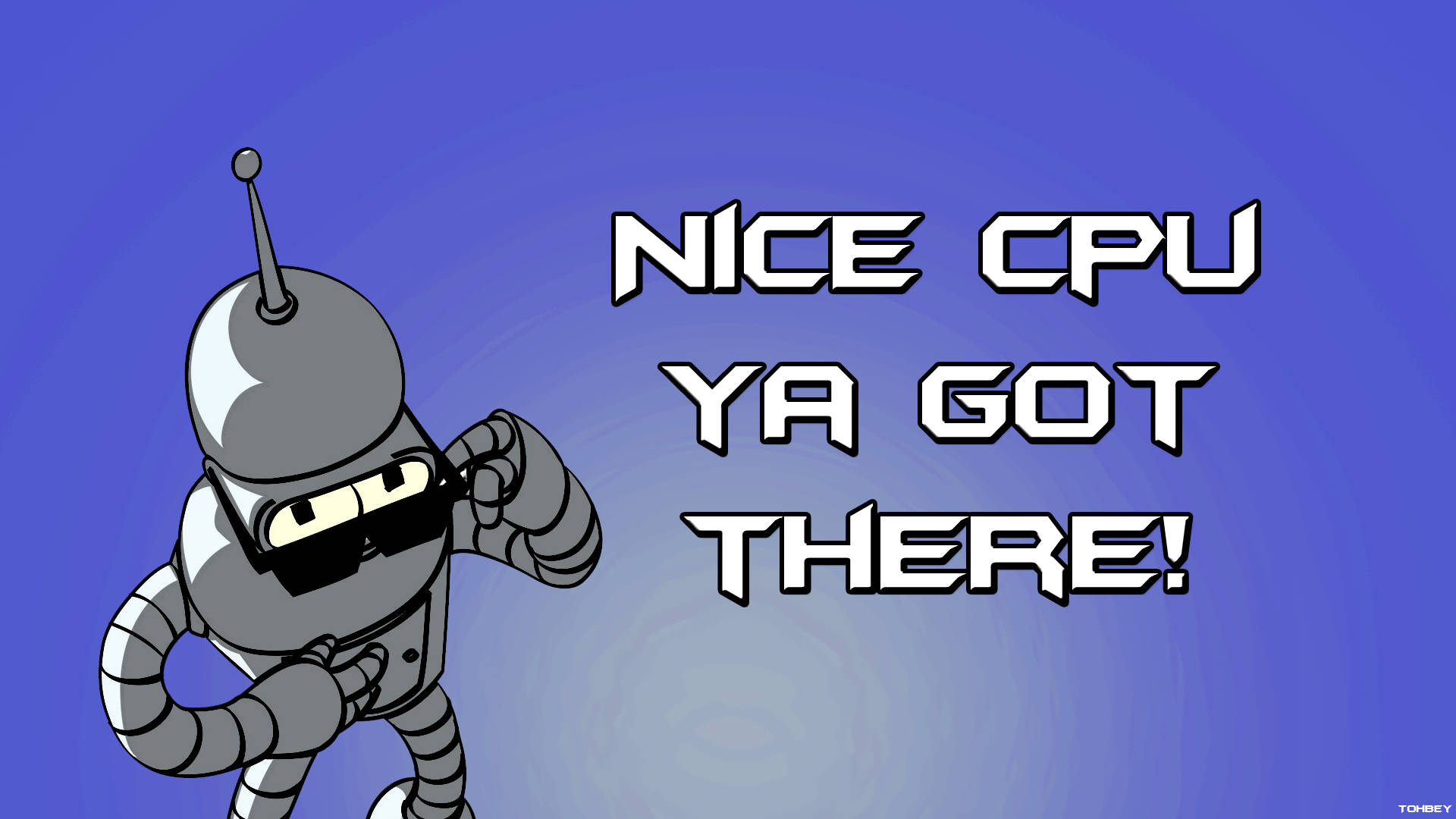 Futurama Bender, sunglasses, single antenna, Full HD Desktop Wallpaper