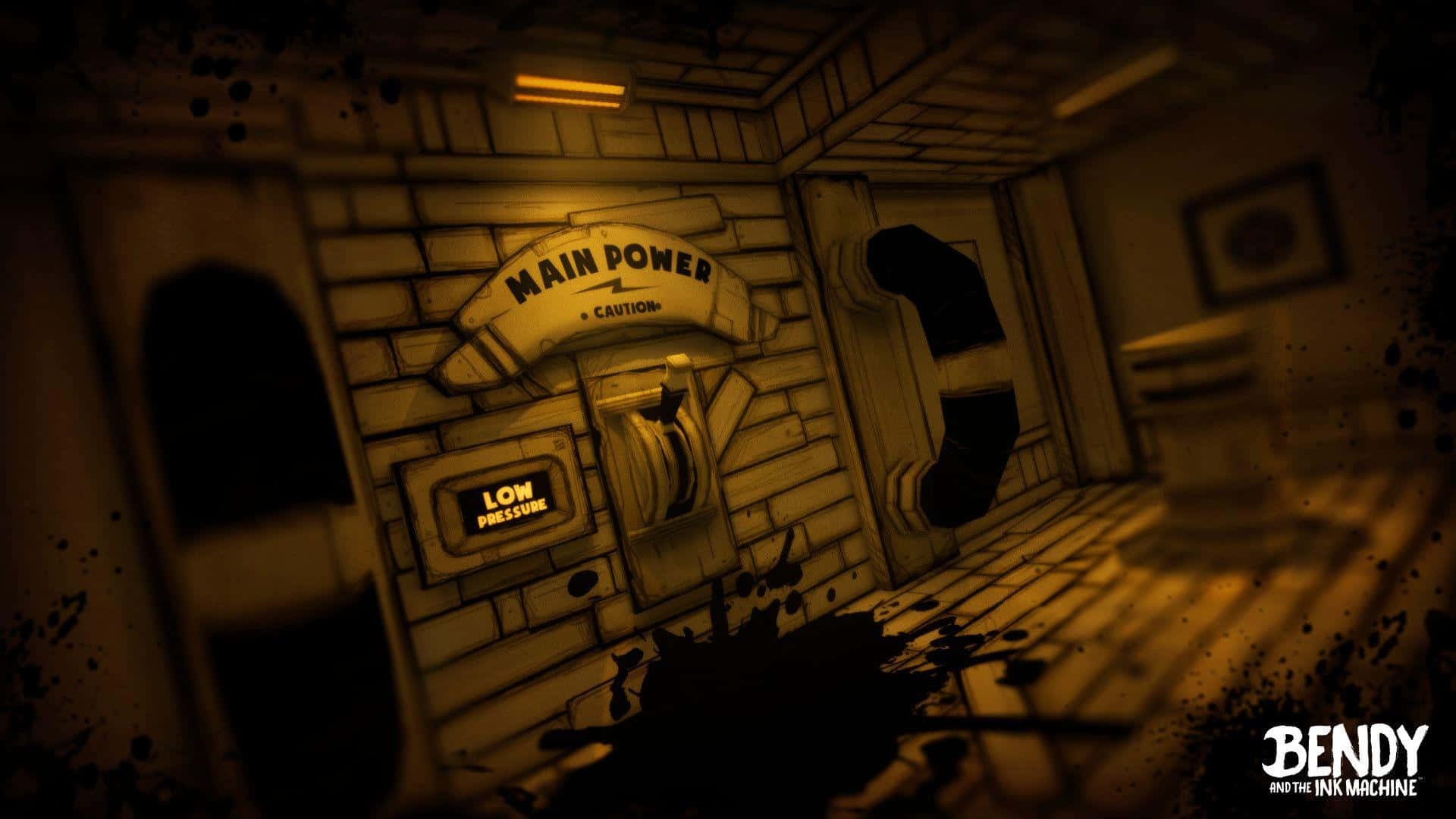 Bendy and the Ink Machine, MAIN POWER, LOW PRESSURE, Full HD Desktop Wallpaper