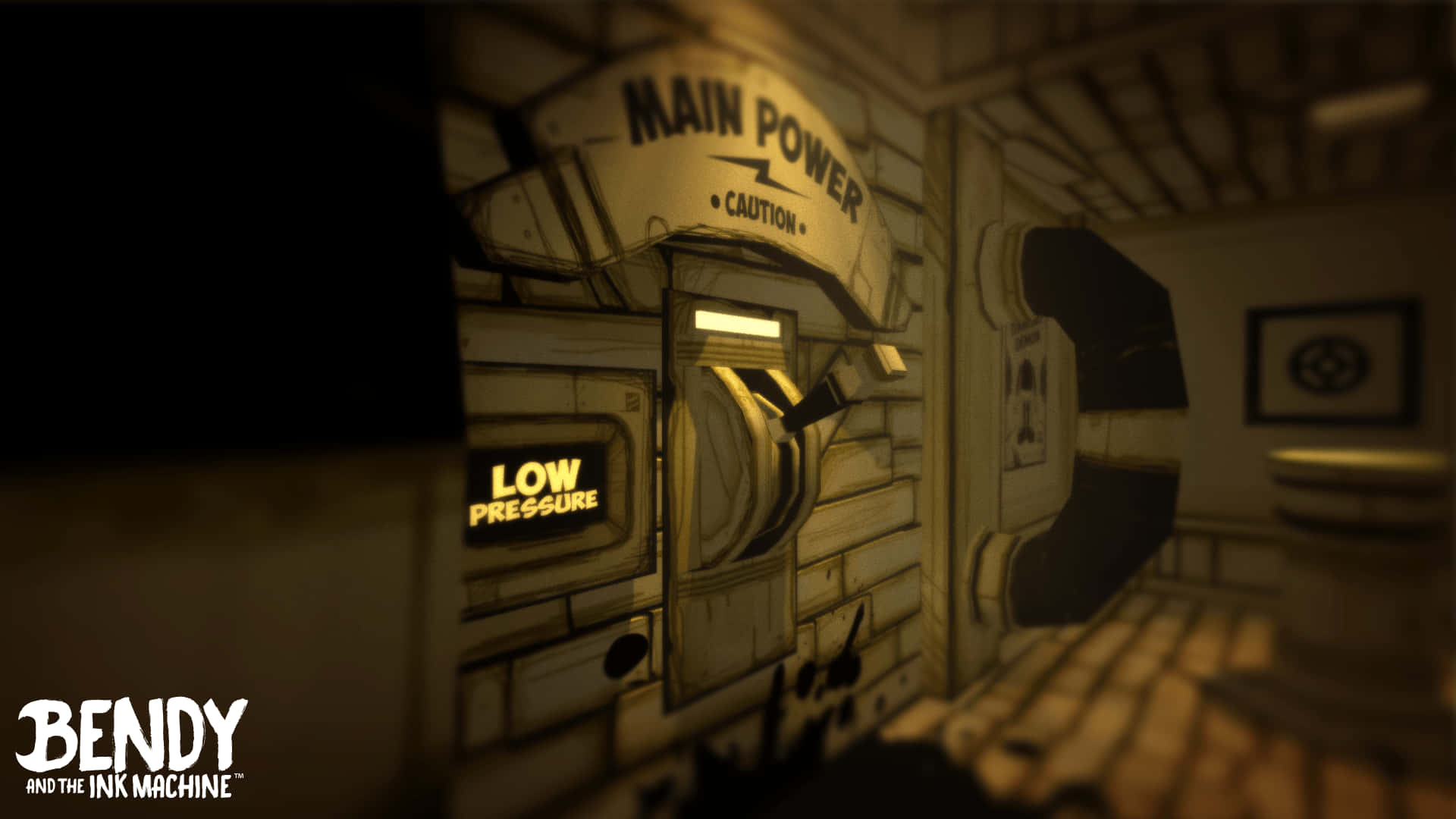 Bendy and the Ink Machine, MAIN POWER, LOW PRESSURE, Full HD Desktop Wallpaper