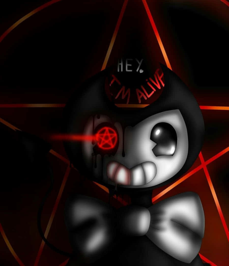 Bendy and the Ink Machine, Bendy, pentagram eye, SD Phone Wallpaper