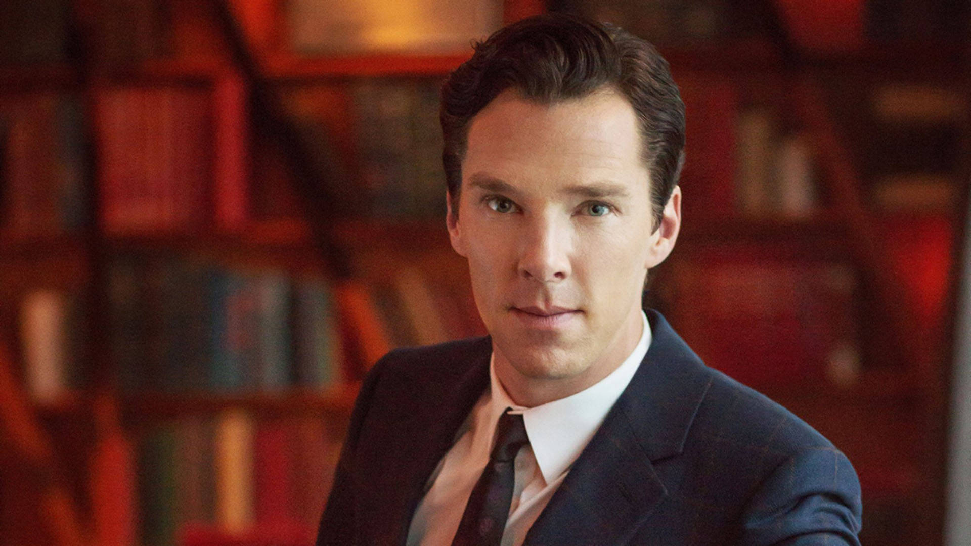 Benedict Cumberbatch, dark suit, tie, Full HD Desktop Wallpaper
