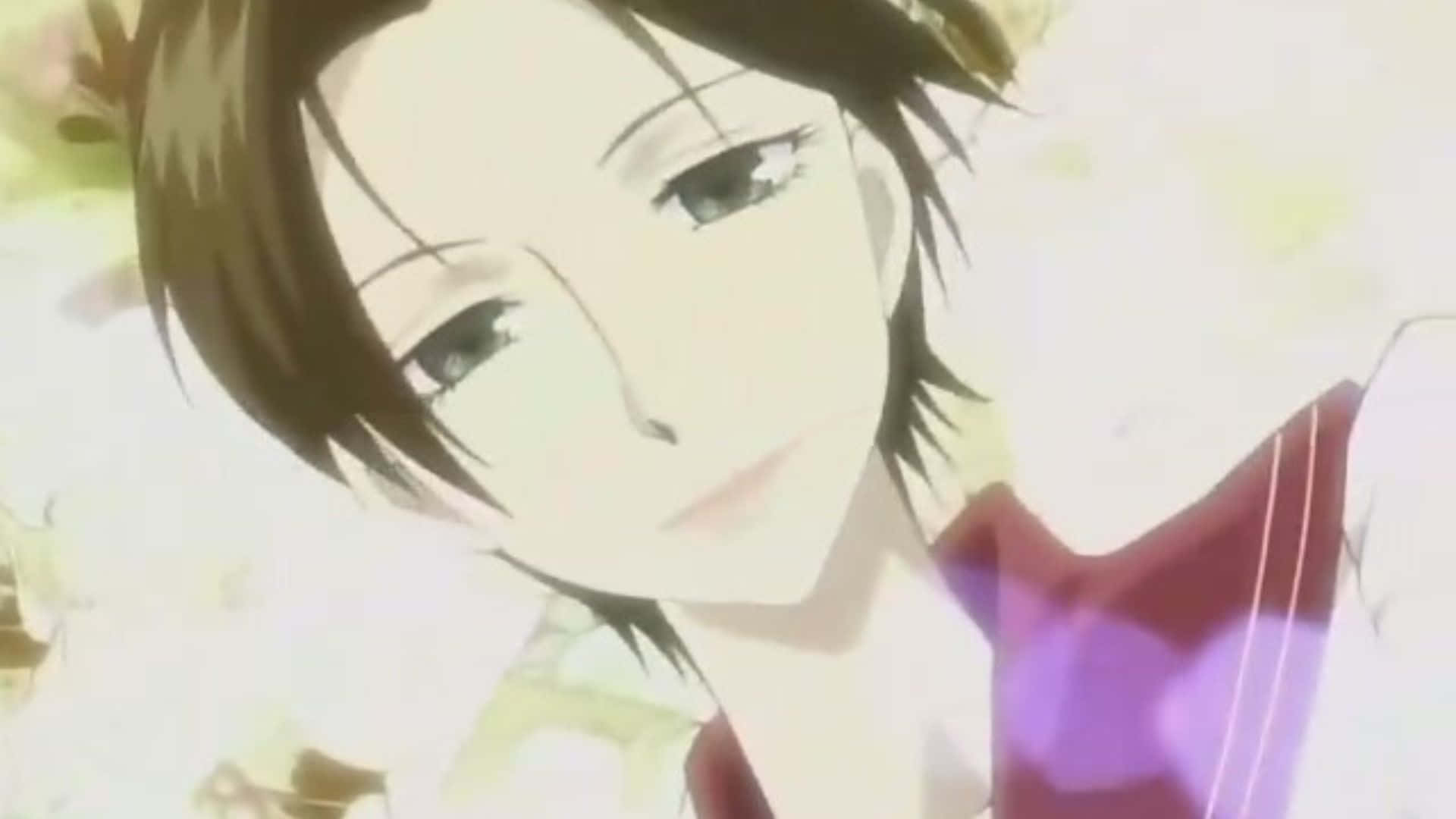 Benio Amakusa, brown hair, gentle eyes, Full HD Desktop Wallpaper