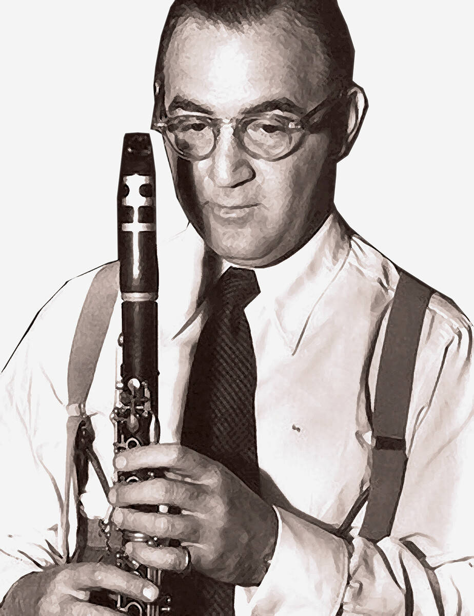 Benny Goodman, 1946, clarinet, SD Phone Wallpaper