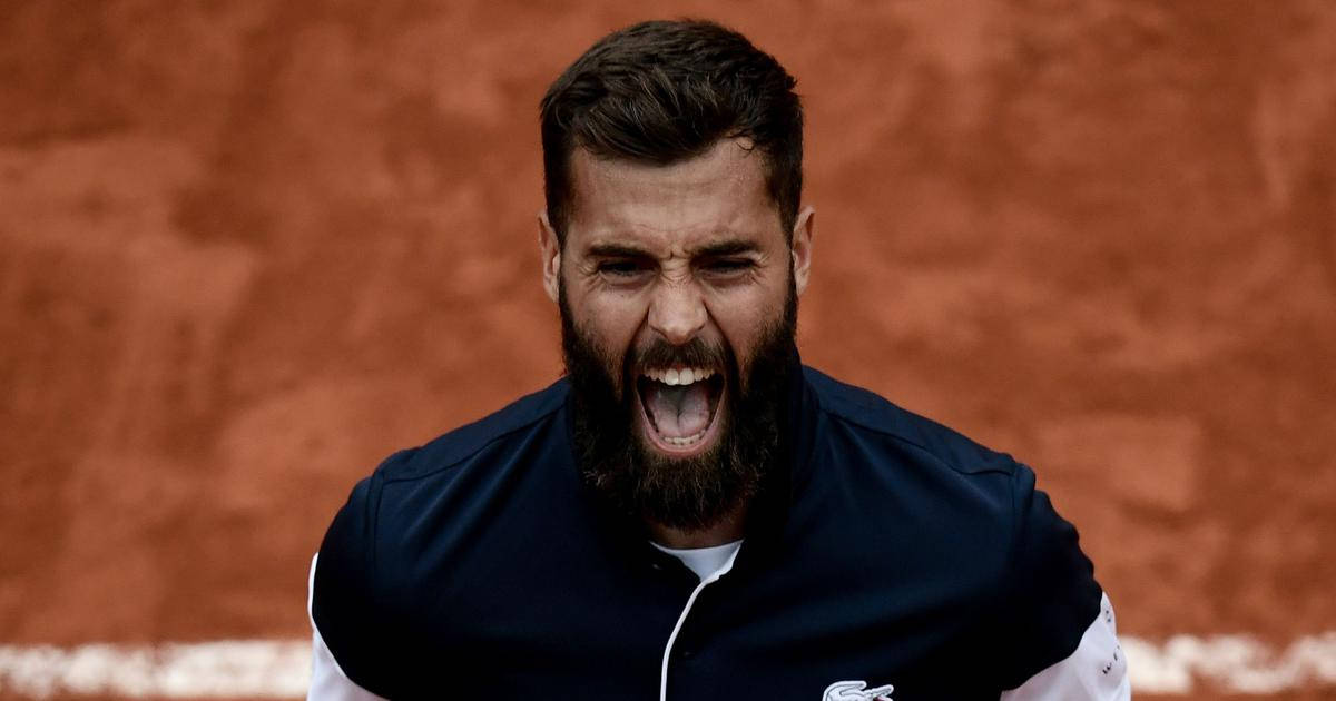 Benoit Paire, clay court, bearded, SD Desktop Wallpaper