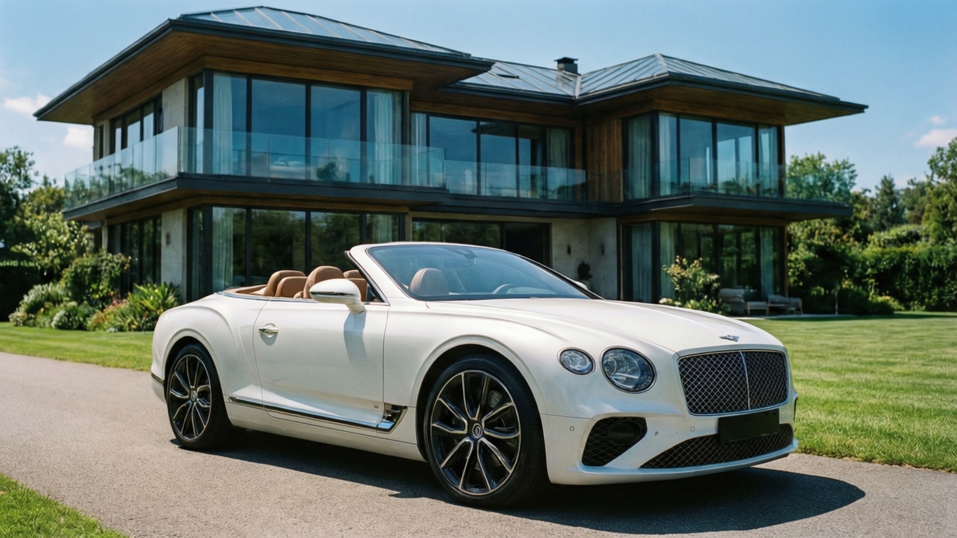 Bentley, Bentley Azure, pristine white, Full HD Desktop Wallpaper