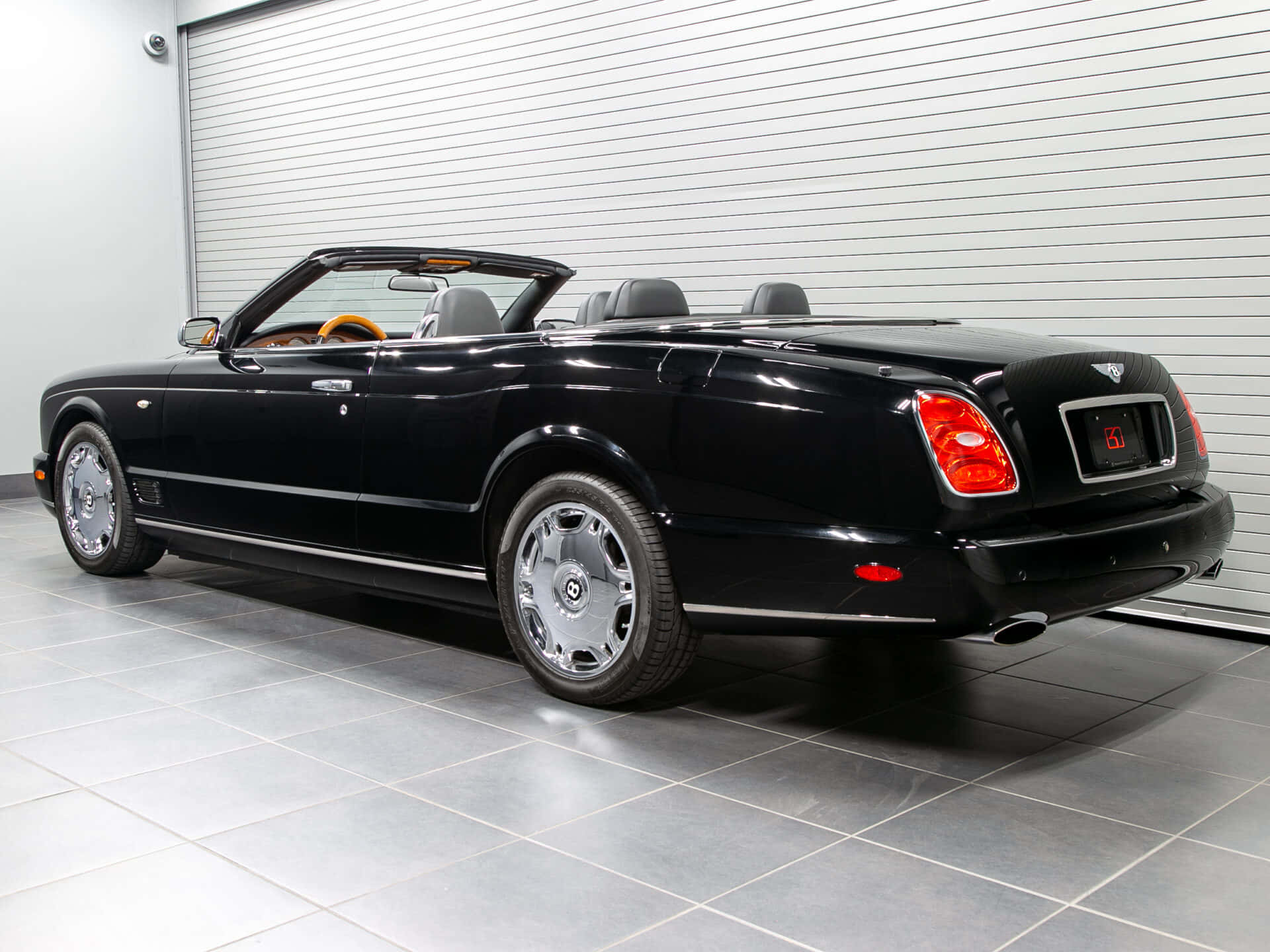 Bentley Azure, black, chrome wheels, Full HD Desktop Wallpaper