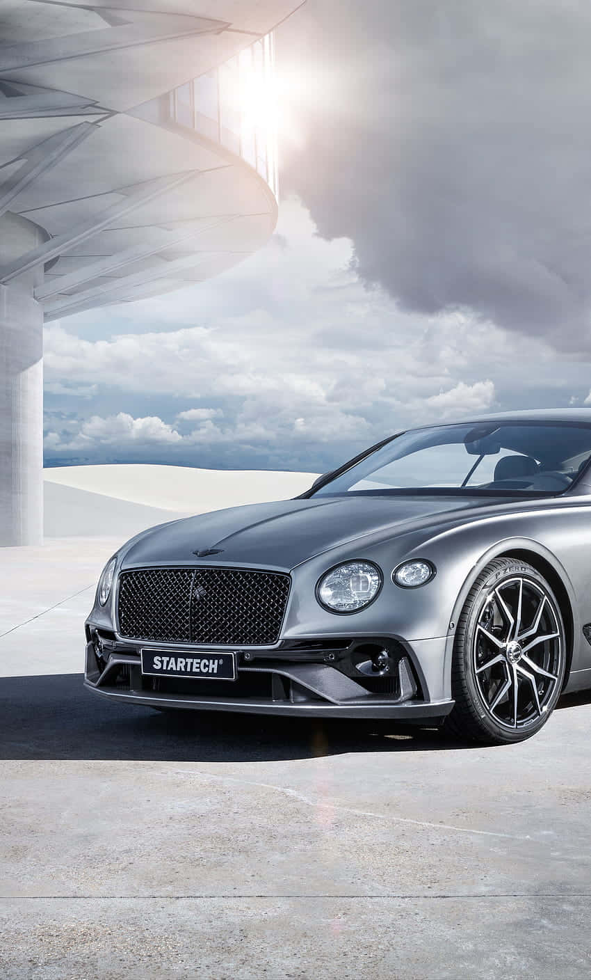Bentley Continental GT, Startech modifications, silver, HD Phone Wallpaper