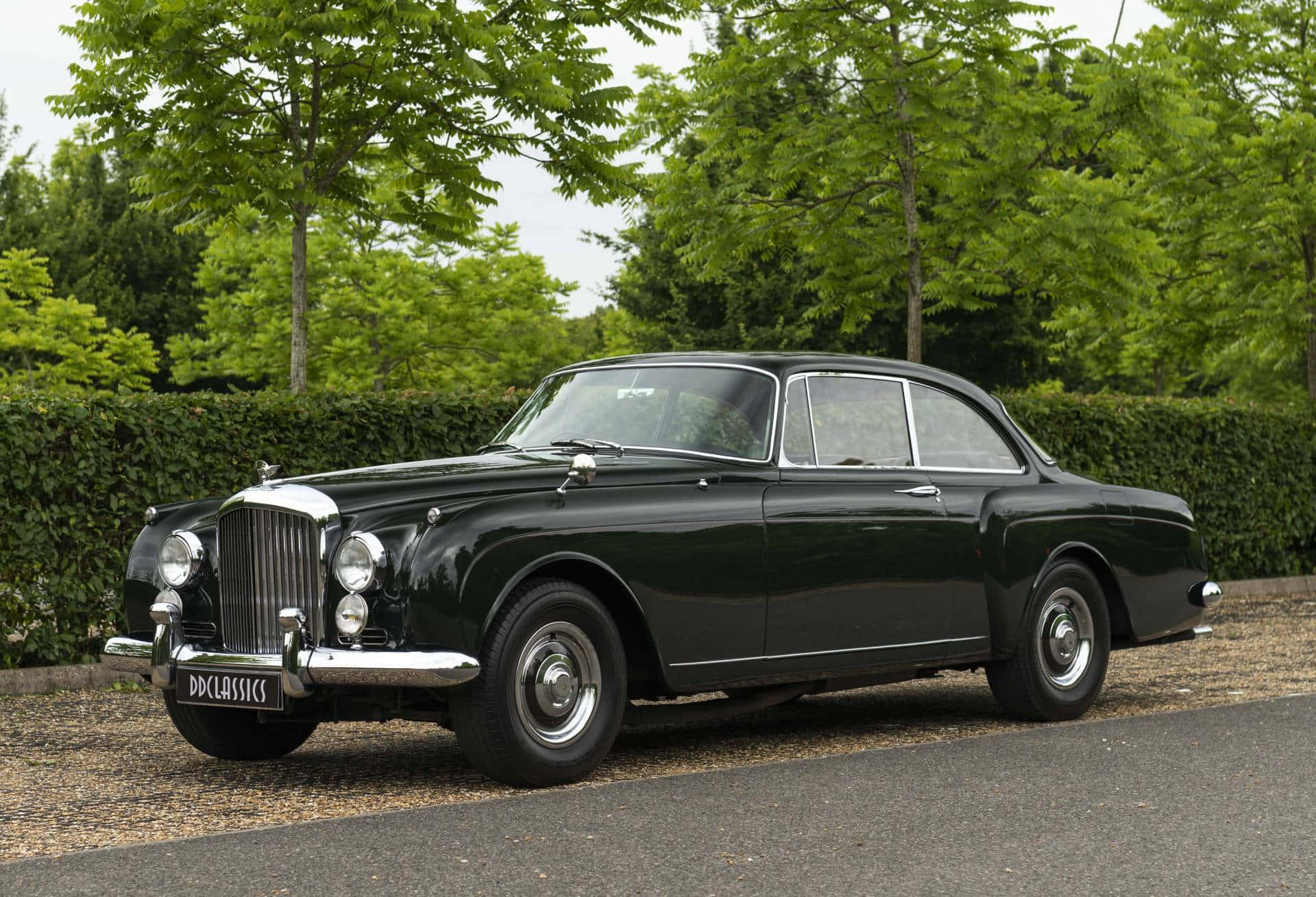 Bentley S2, black, daylight, Full HD Desktop Wallpaper
