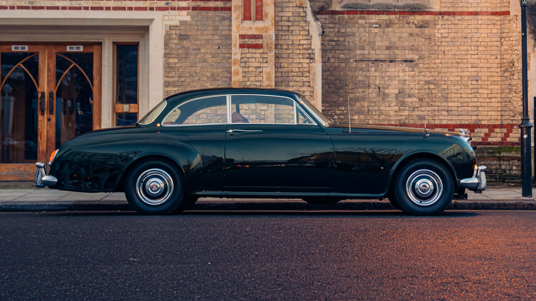 Bentley S2, black, vintage car, HD Desktop Wallpaper