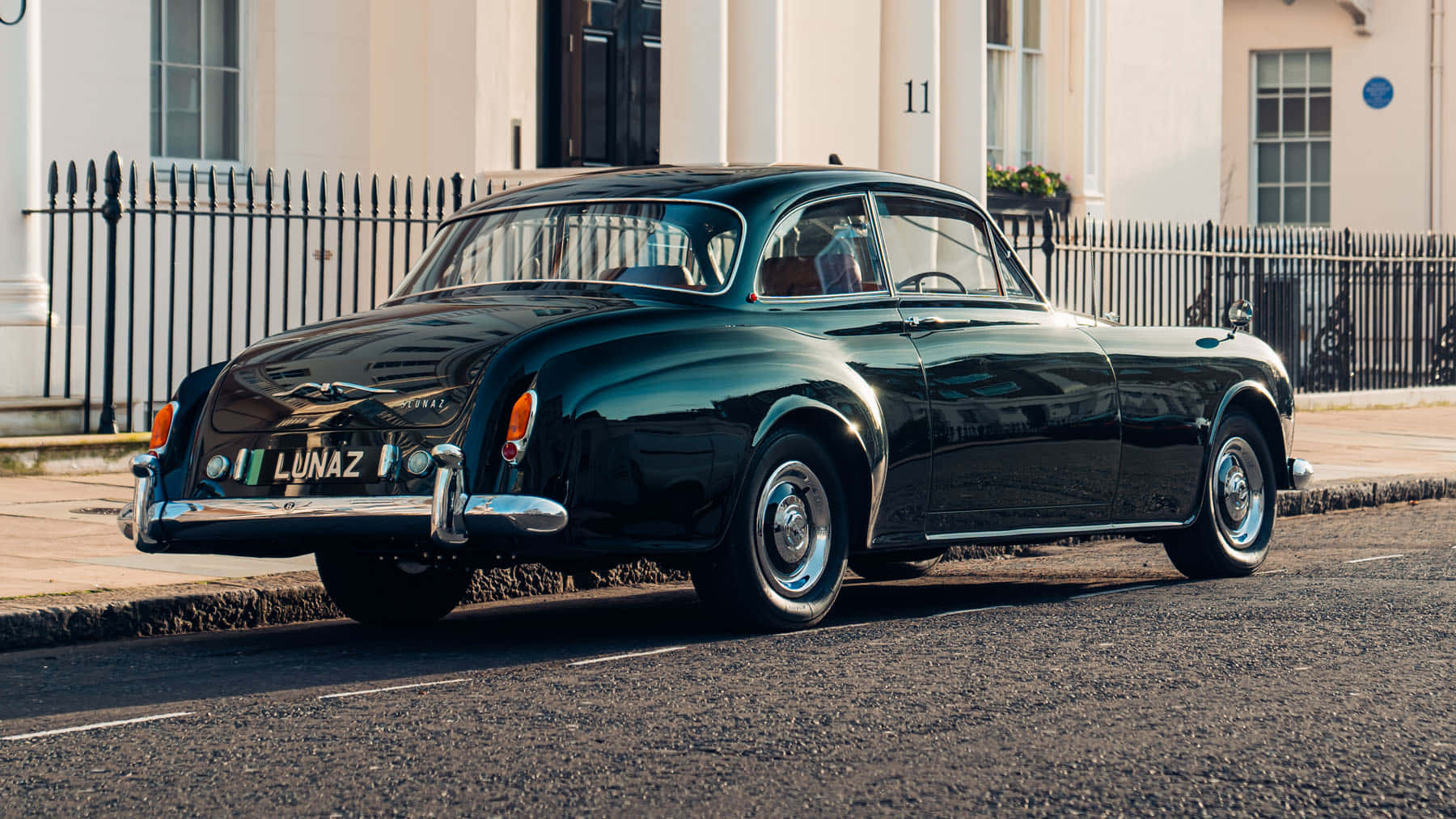 Bentley S2, glossy black, vintage sports car, HD Desktop Wallpaper