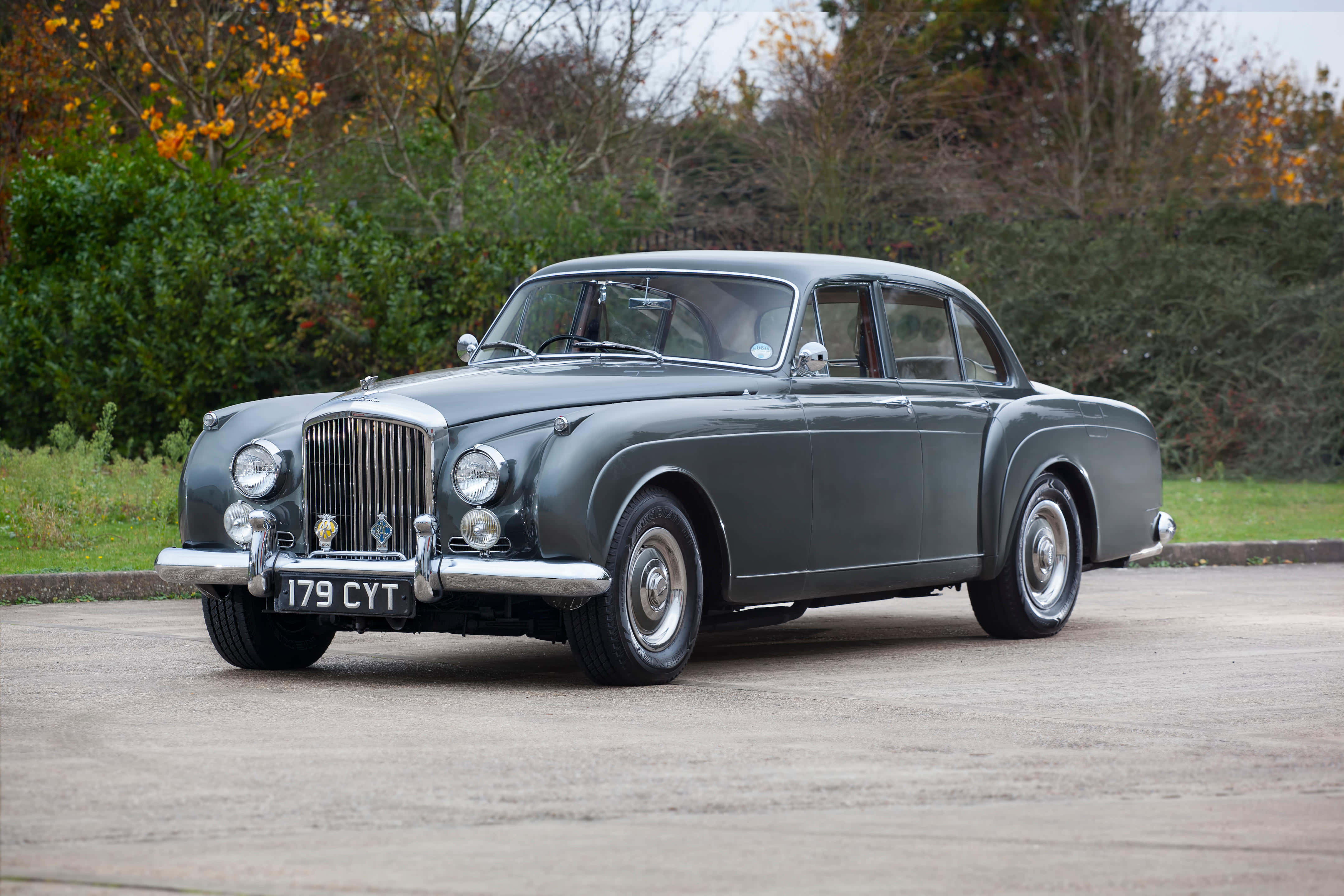 Bentley S2, grey, vintage Bentley saloon, 4K Desktop Wallpaper