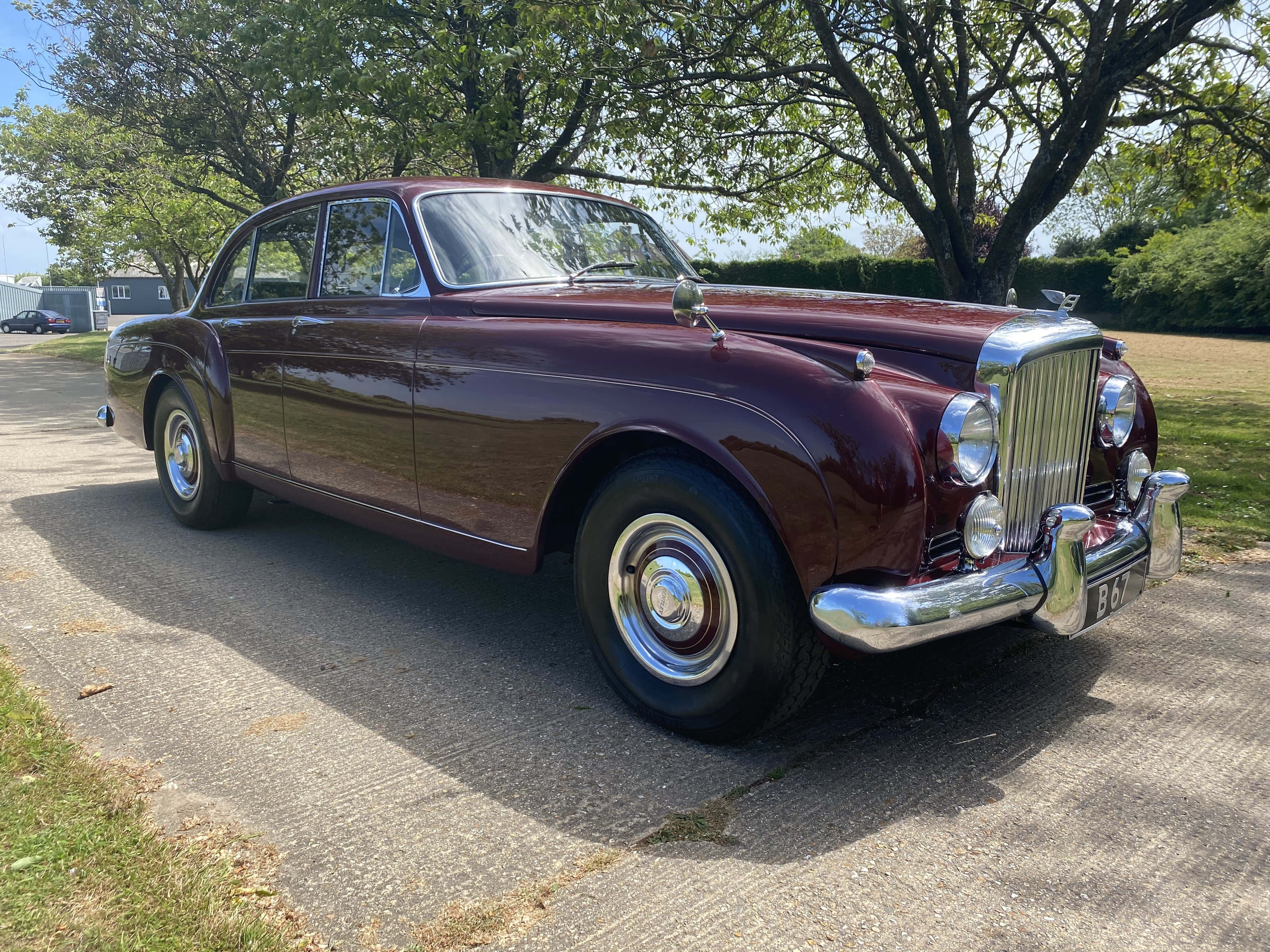 Bentley S2, maroon, sunlight, 4K Desktop Wallpaper