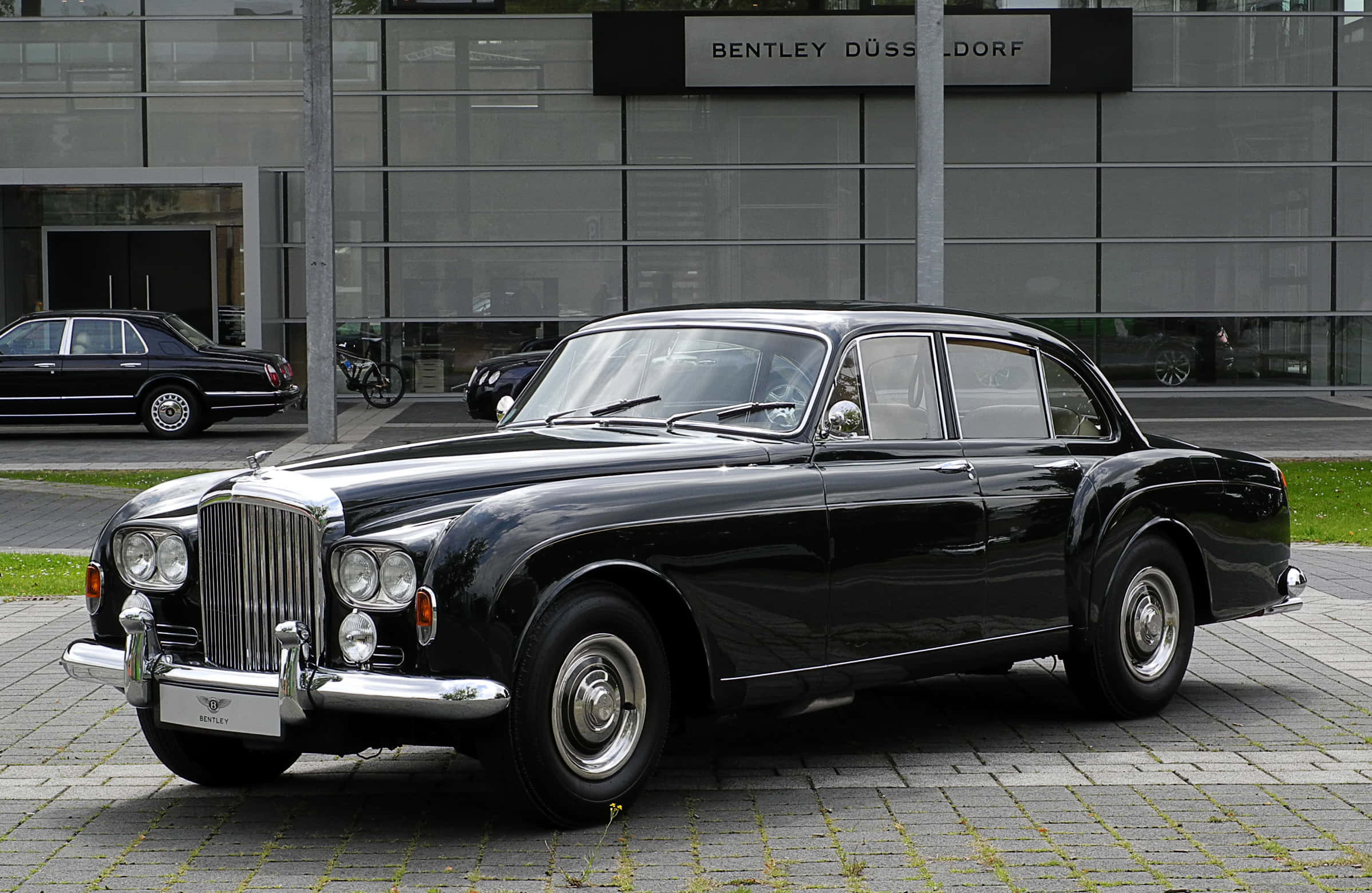 Bentley S3, glossy black, vintage Bentley sedan, Full HD Desktop Wallpaper