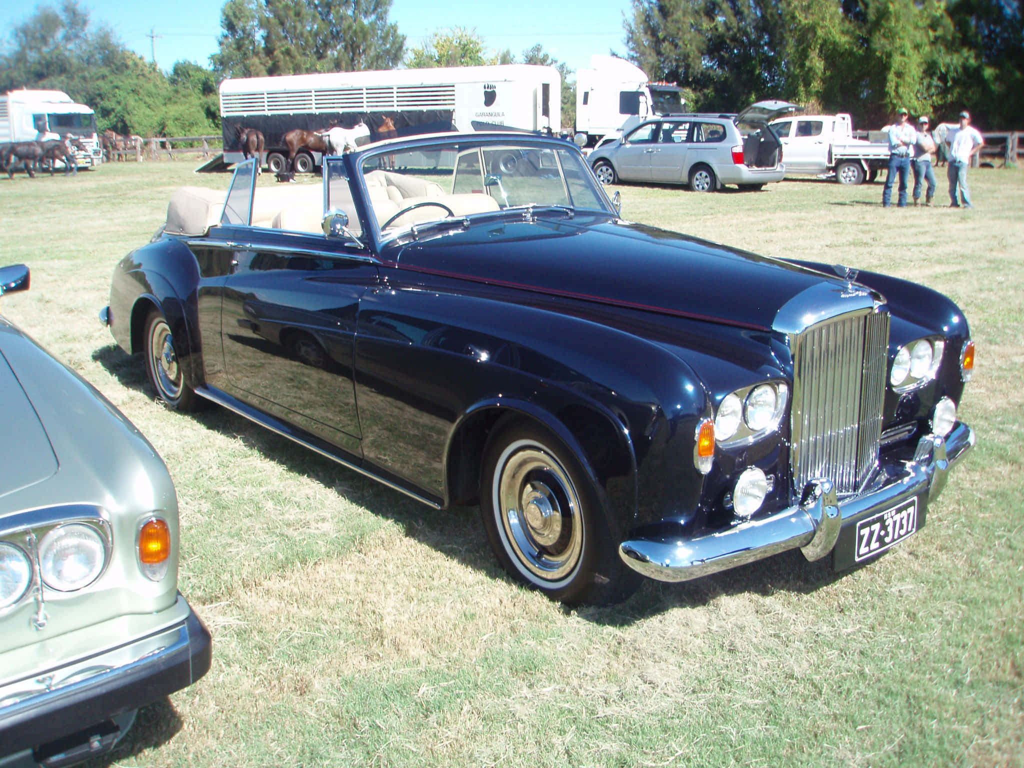 Bentley S3, glossy black, vintage convertible, Full HD Desktop Wallpaper