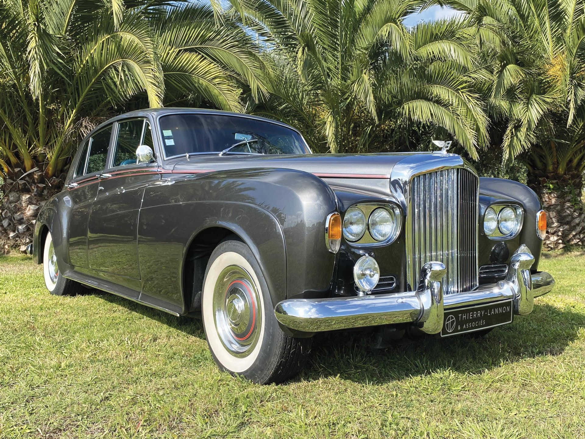 Bentley S3, dark gray, bright sun, Full HD Desktop Wallpaper