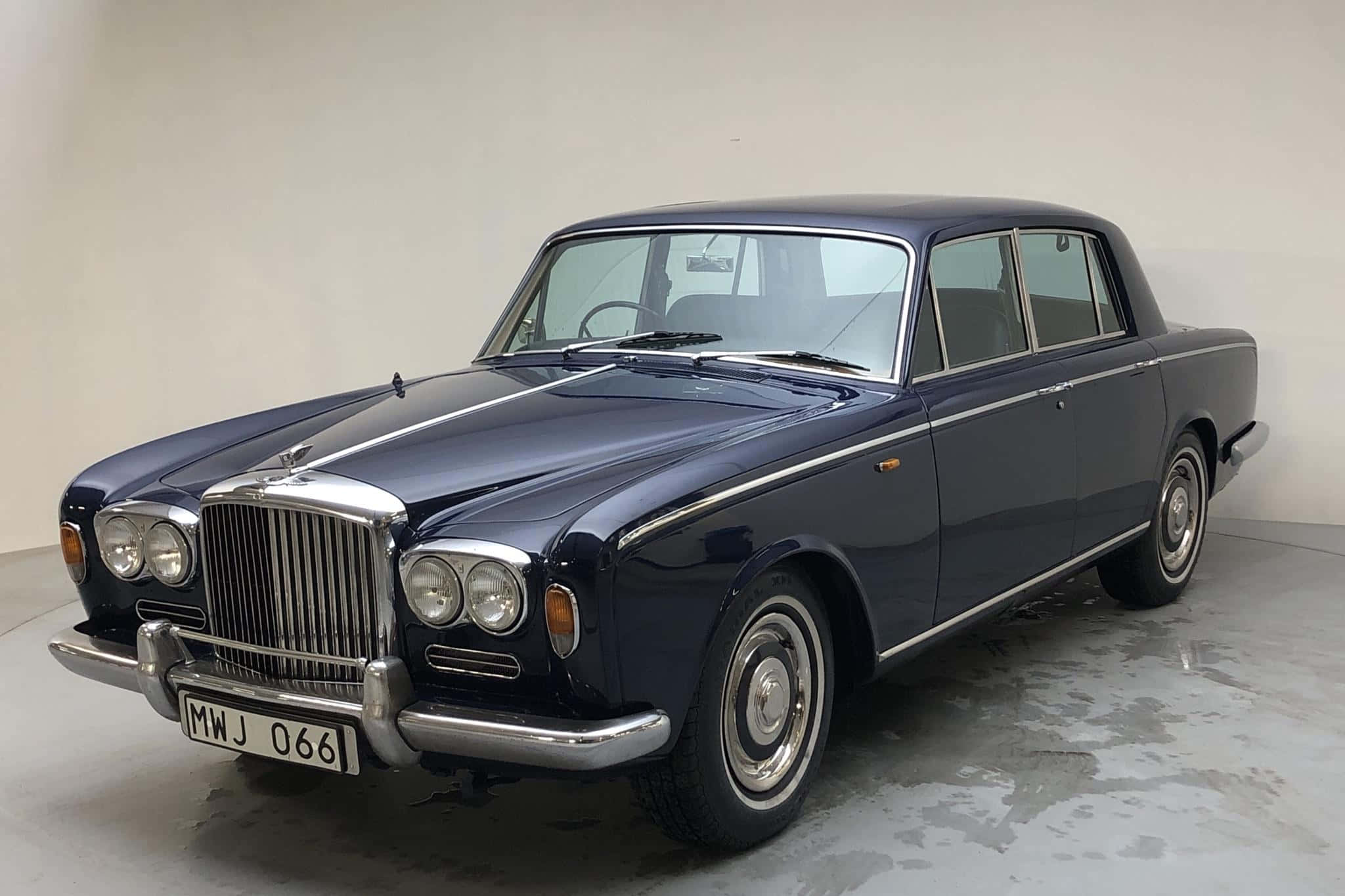 Bentley T1, navy blue, vintage Bentley sedan, Full HD Desktop Wallpaper